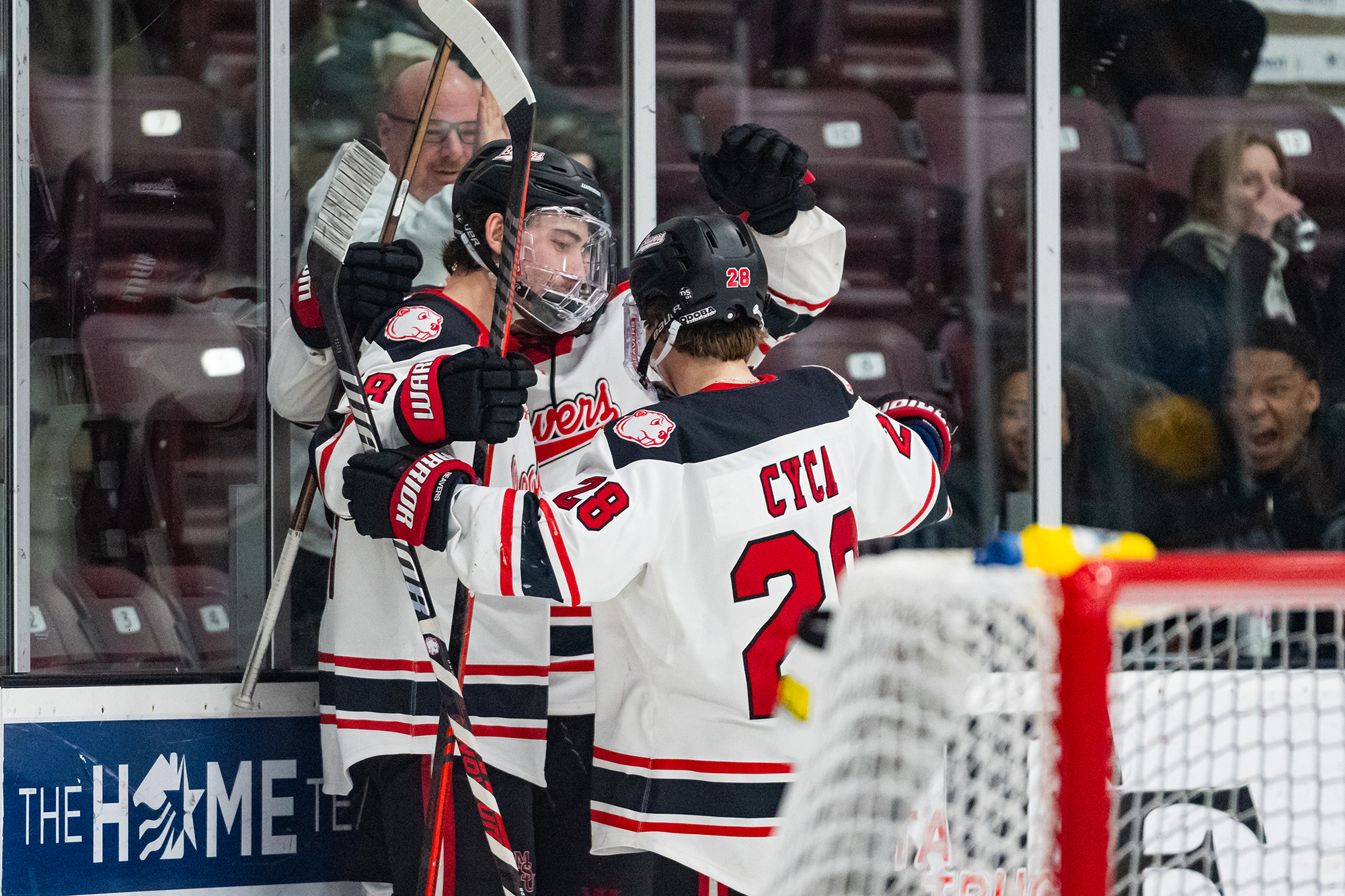 Minot State Men’s Hockey vs CU - Captured at Pepsi Rink on Feb 14, 2026 in Minot, North Dakota Photo by Sean Arbaut