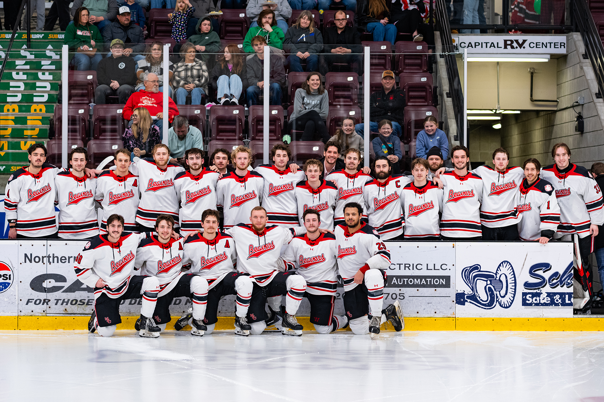 Minot State Men’s Hockey vs CU - Captured at Pepsi Rink on Feb 14, 2026 in Minot, North Dakota Photo by Sean Arbaut