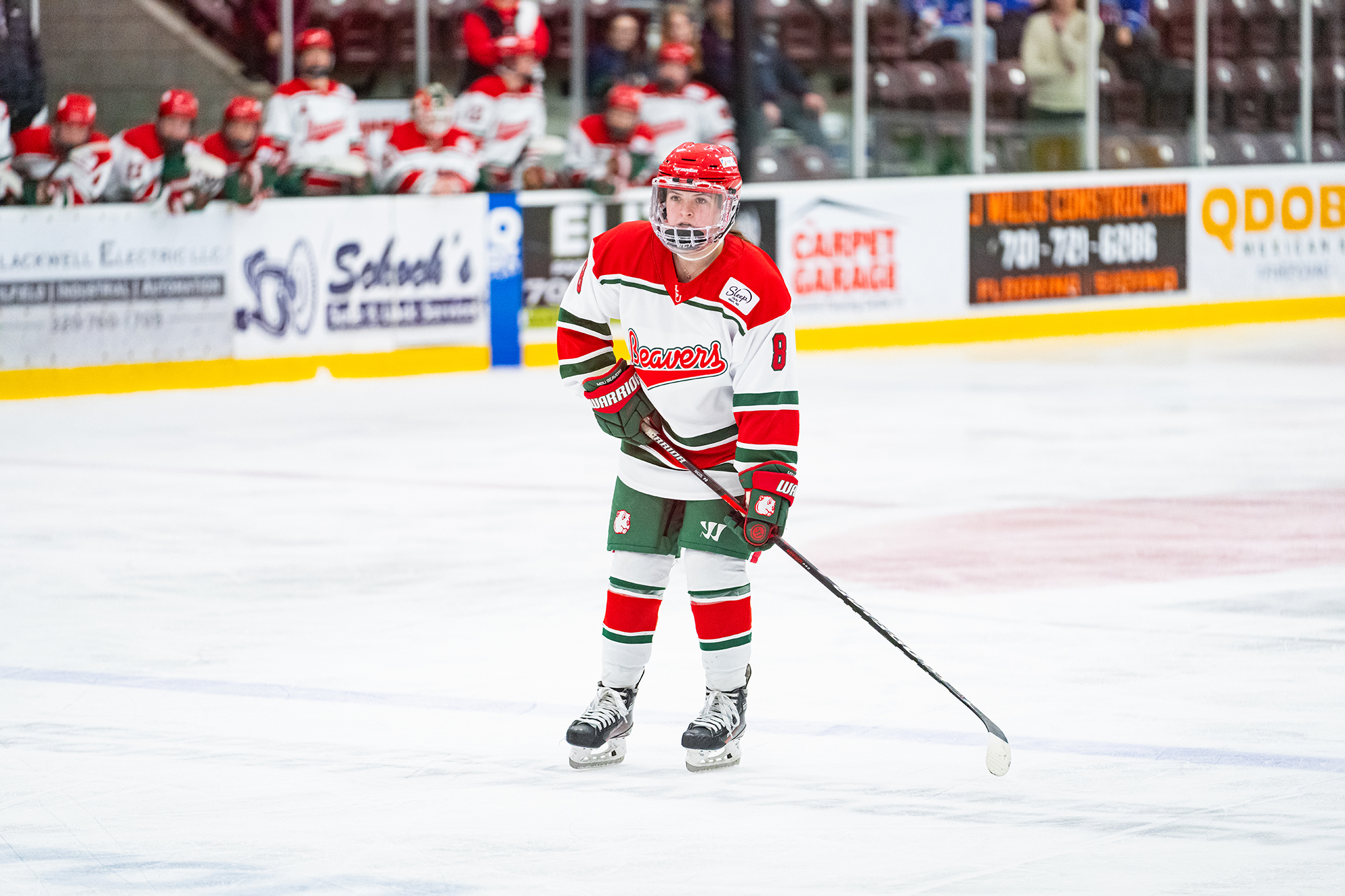 Minot State Women’s Hockey vs UM - Captured at Pepsi Rink on Feb 14, 2026 in Minot, North Dakota Photo by Sean Arbaut