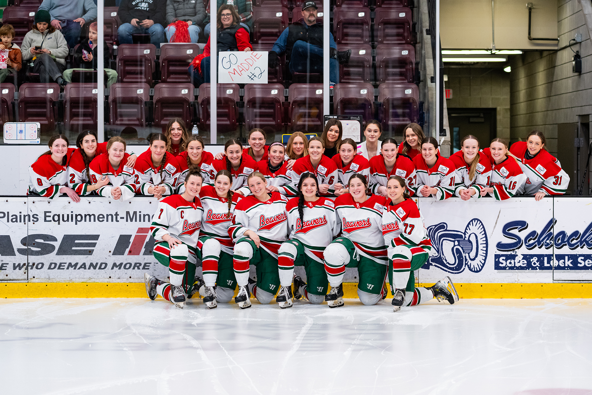 Minot State Women’s Hockey vs UM - Captured at Pepsi Rink on Feb 14, 2026 in Minot, North Dakota Photo by Sean Arbaut