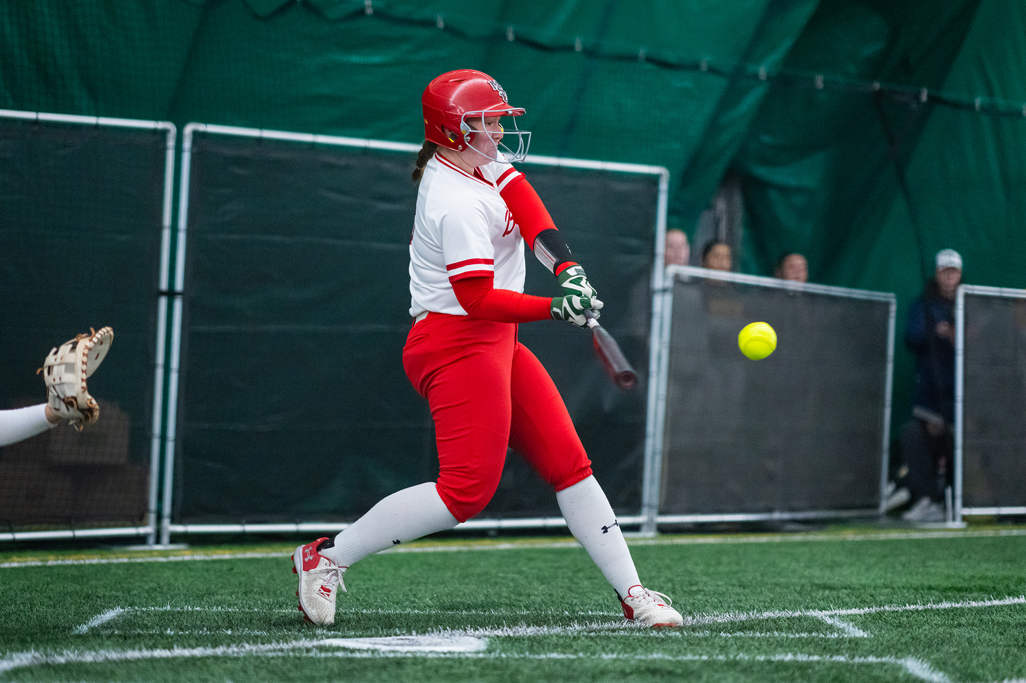 Minot State Softball vs MSUBCaptured at Air Supported Dome on 2026, Jan  30 By Sean Arbaut - Arbaut Photography LLC