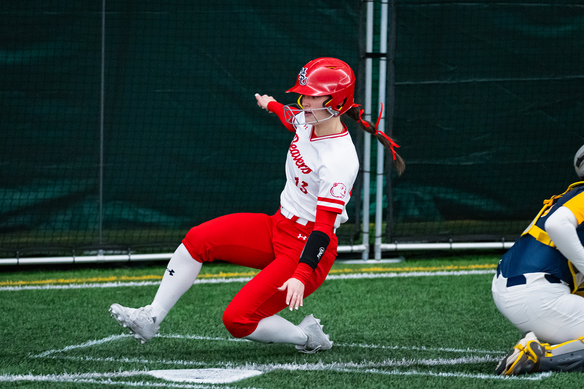 Minot State Softball vs MSUBCaptured at Air Supported Dome on 2026, Jan  30 By Sean Arbaut - Arbaut Photography LLC