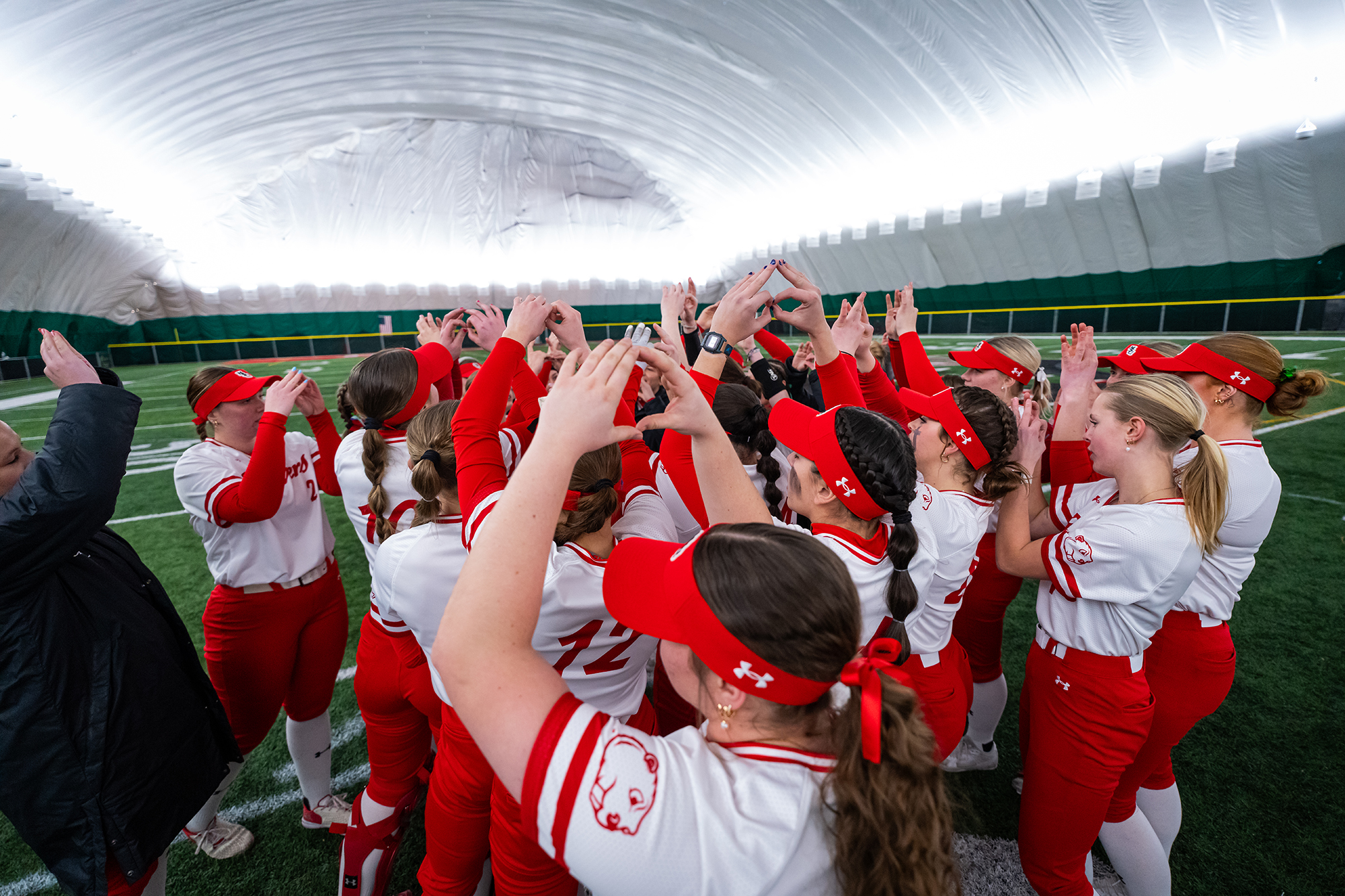 Minot State Softball vs MSUBCaptured at Air Supported Dome on 2026, Jan  30 By Sean Arbaut - Arbaut Photography LLC