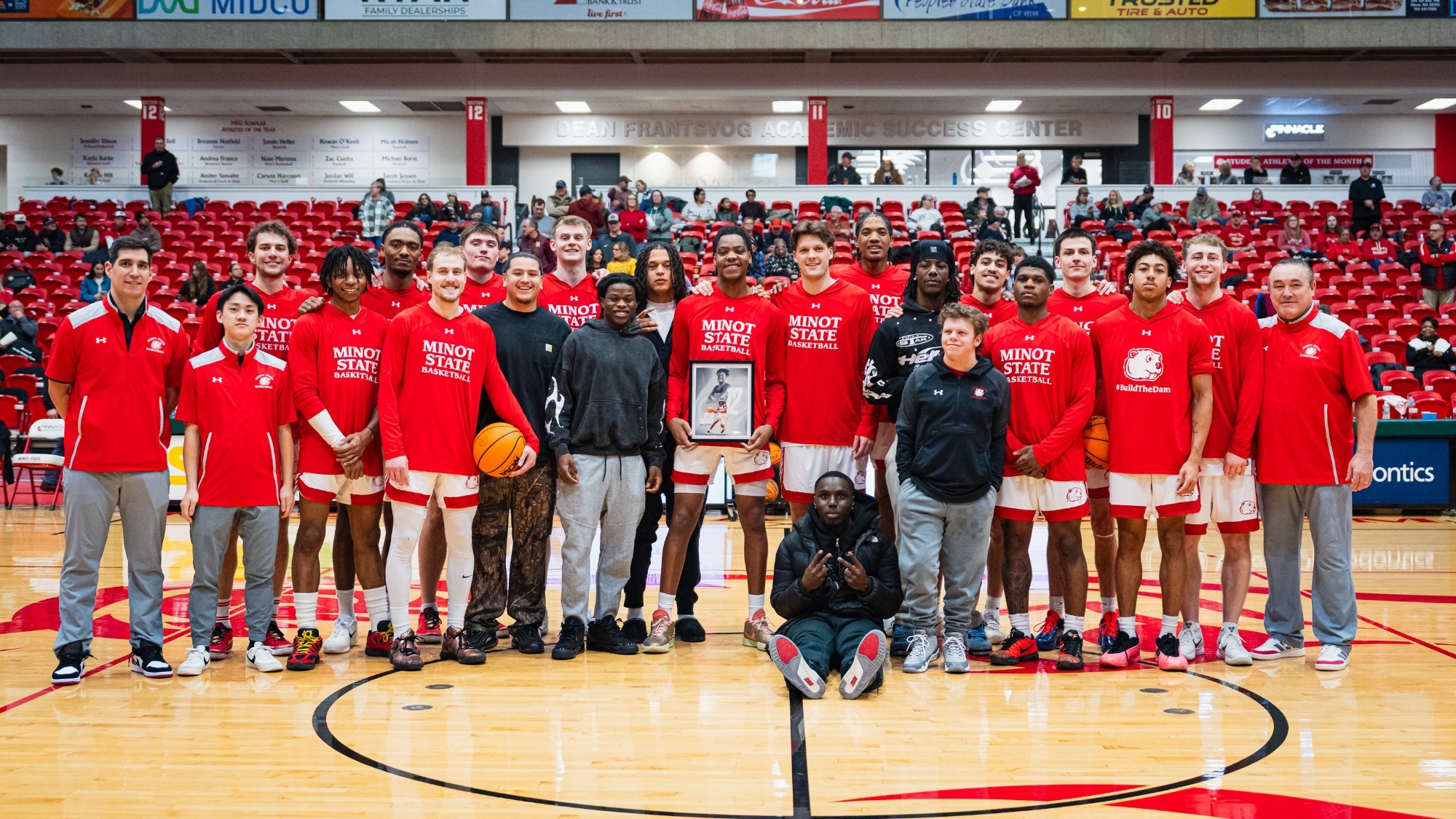 Minot State Men’s Basketball senior day vs NSU