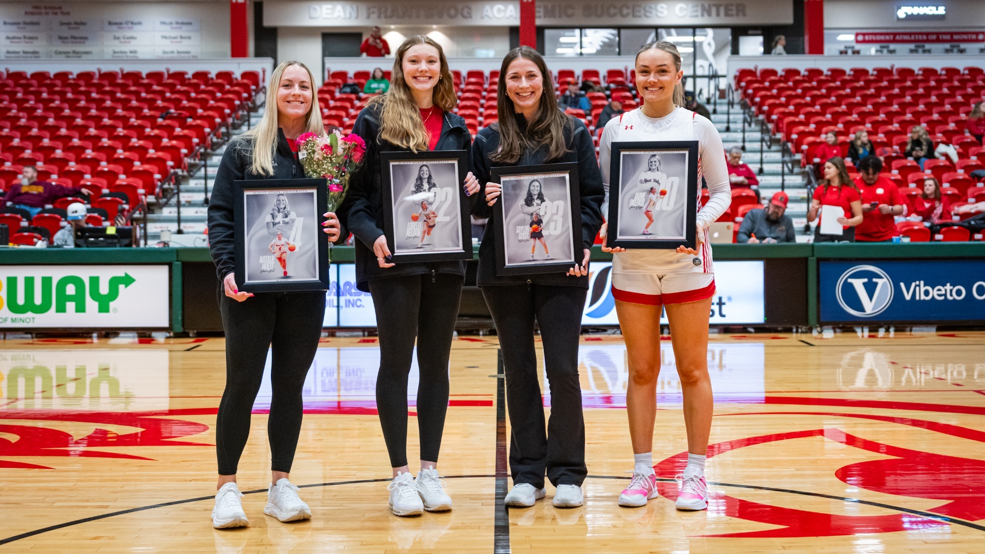 Minot State Women’s Basketball senior day vs NSU