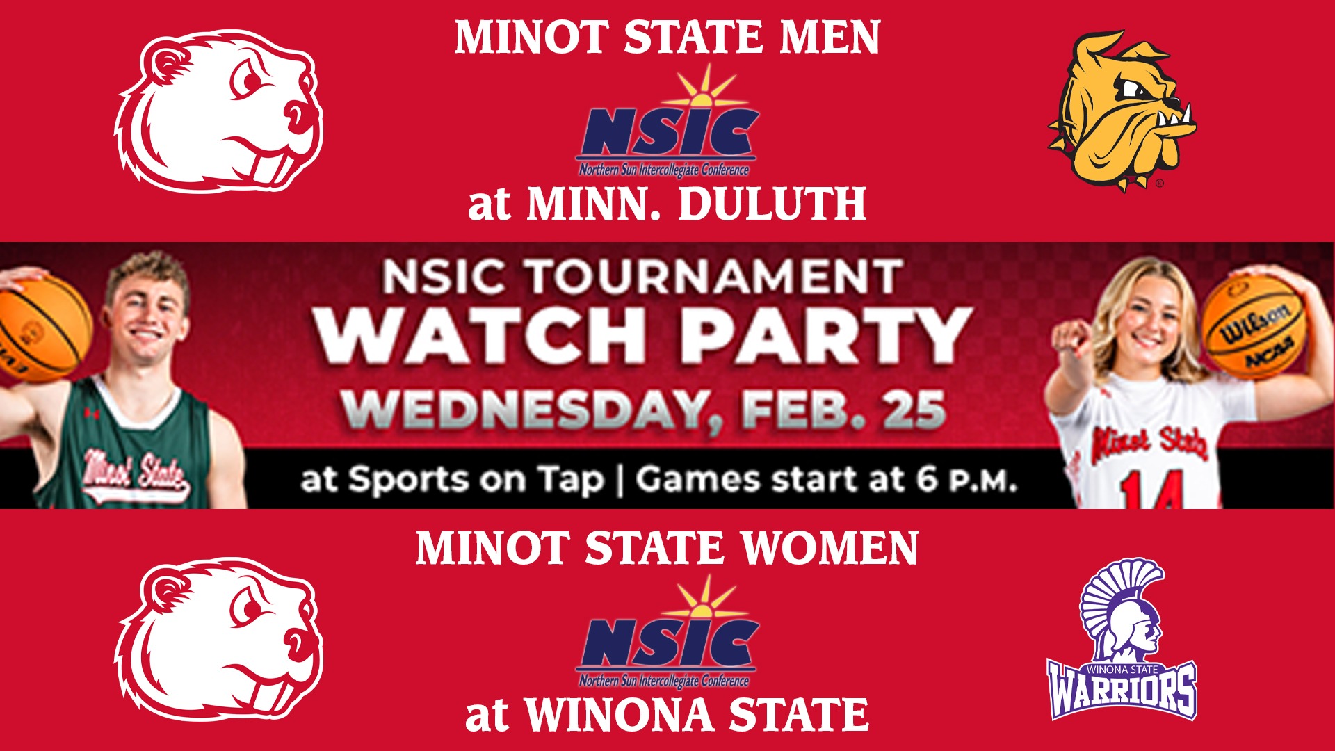 NSIC Playoffs watch party