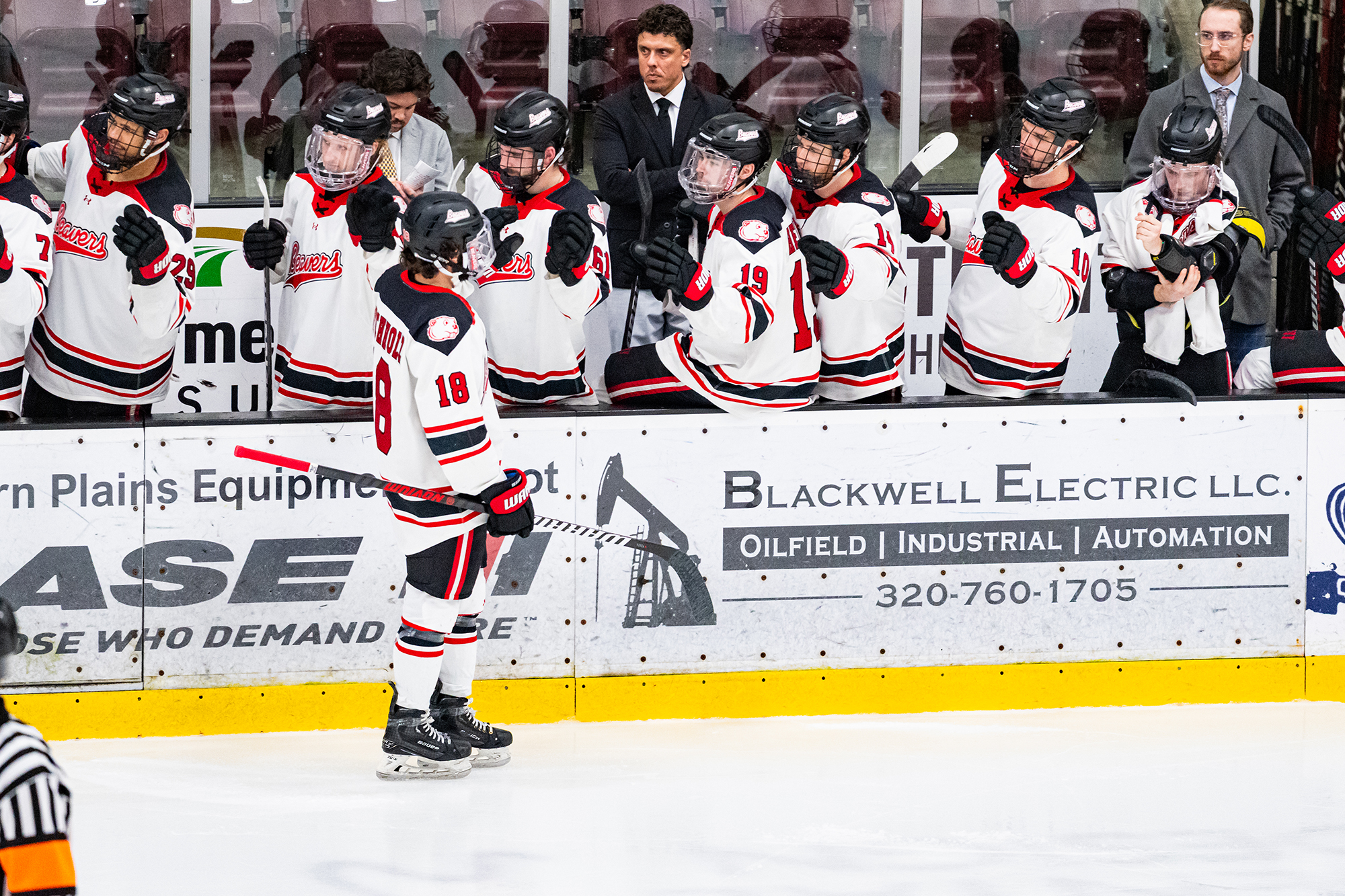 Minot State Men’s Hockey vs UMary - Captured at Pepsi Rink on Feb 03, 2026 in Minot, North Dakota Photo by Sean Arbaut