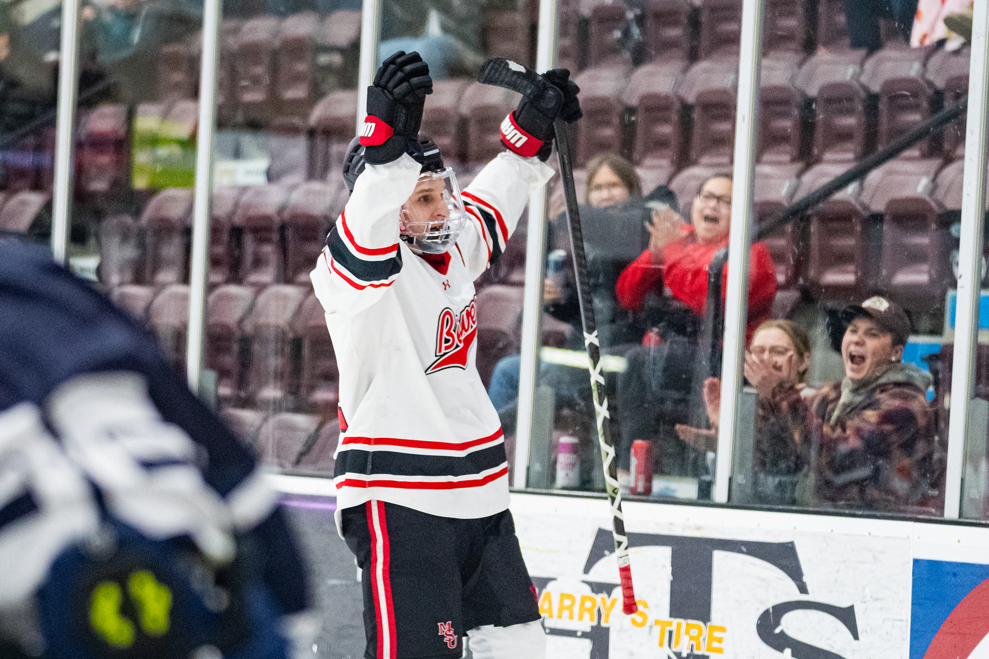 Minot State Men’s Hockey vs UMary - Captured at Pepsi Rink on Feb 03, 2026 in Minot, North Dakota Photo by Sean Arbaut