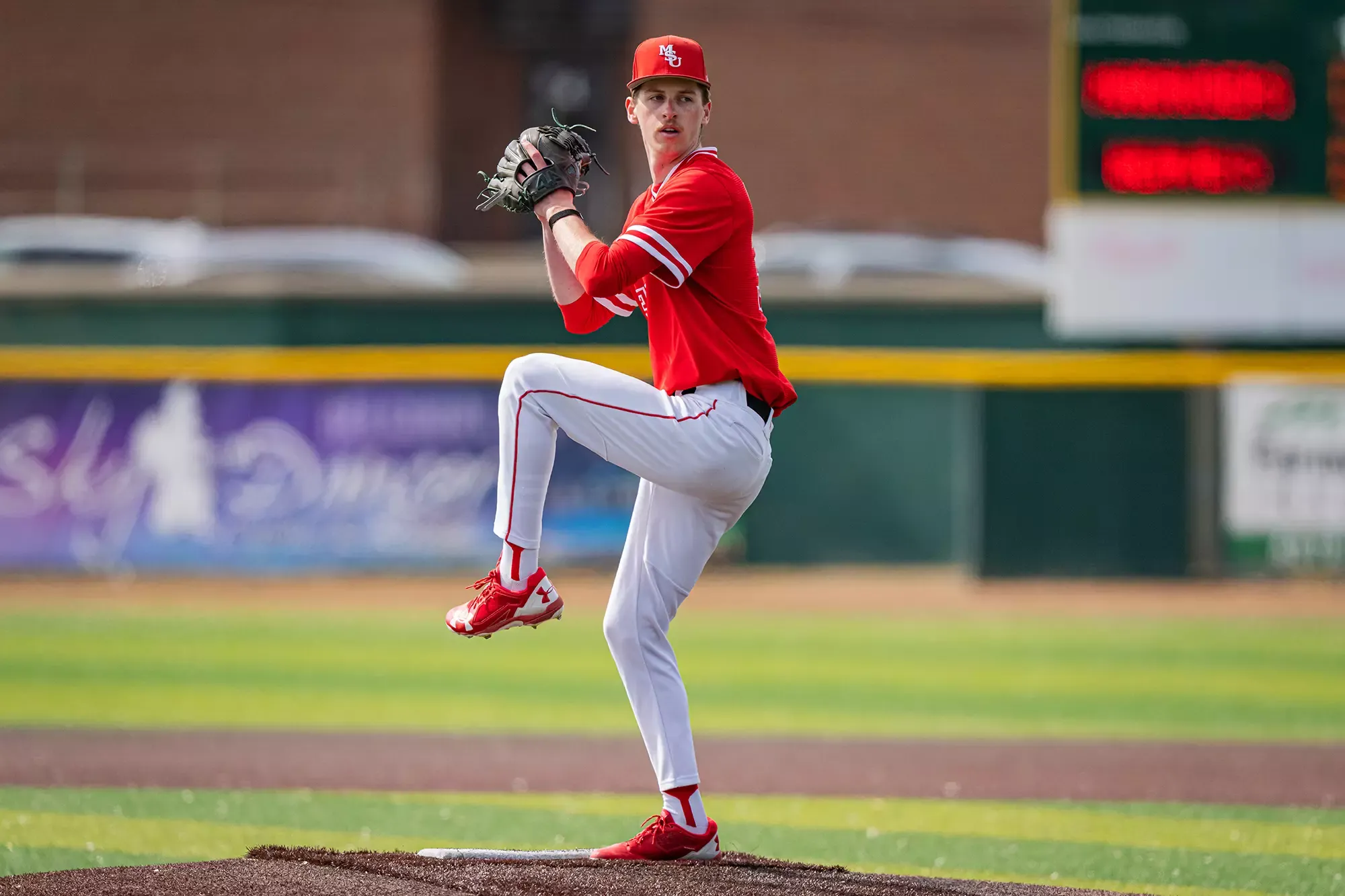 Jacob Millar pitching