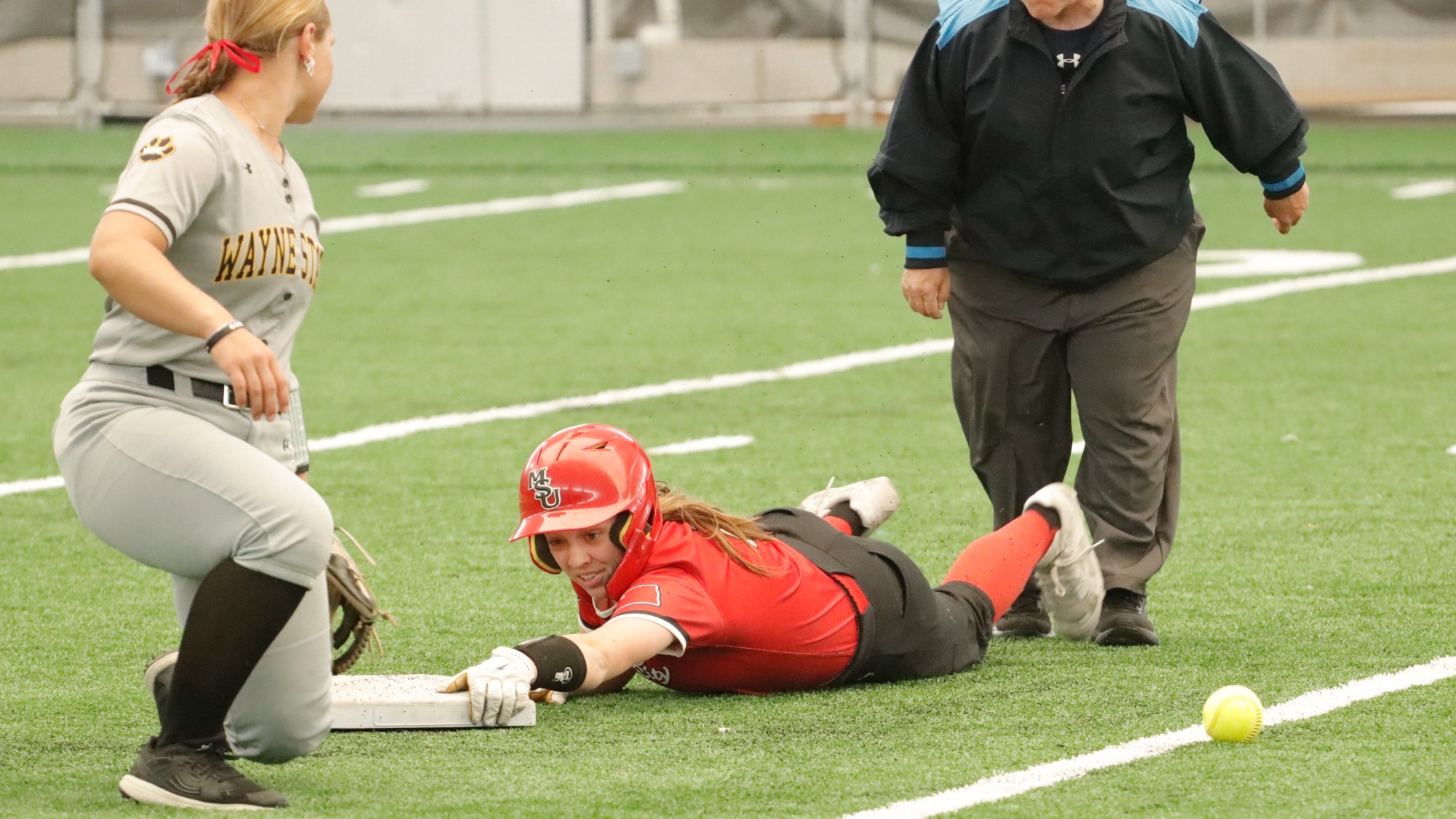 Minot State softball at Wayne State