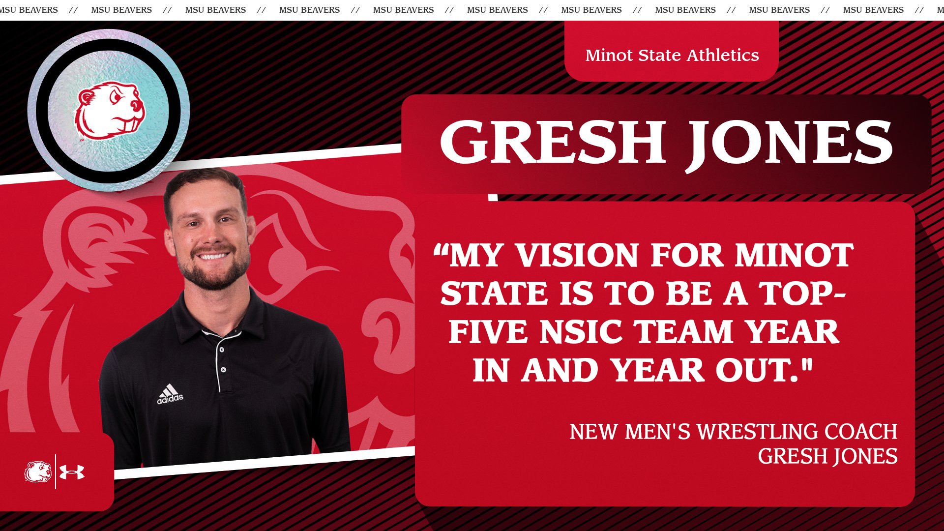 Gresh Jones named new men's wrestling coach
