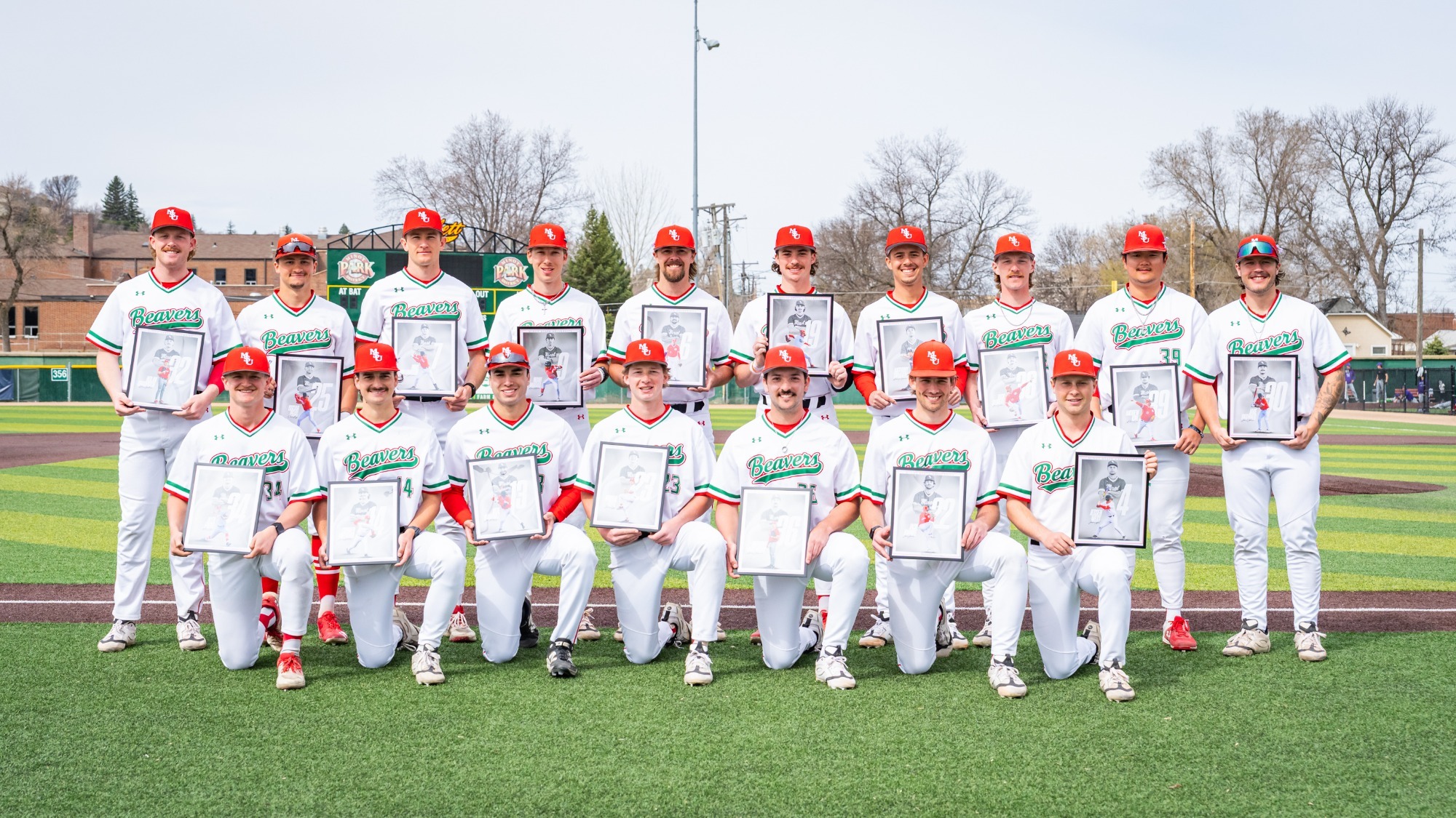 Minot State baseball celebrates senior day