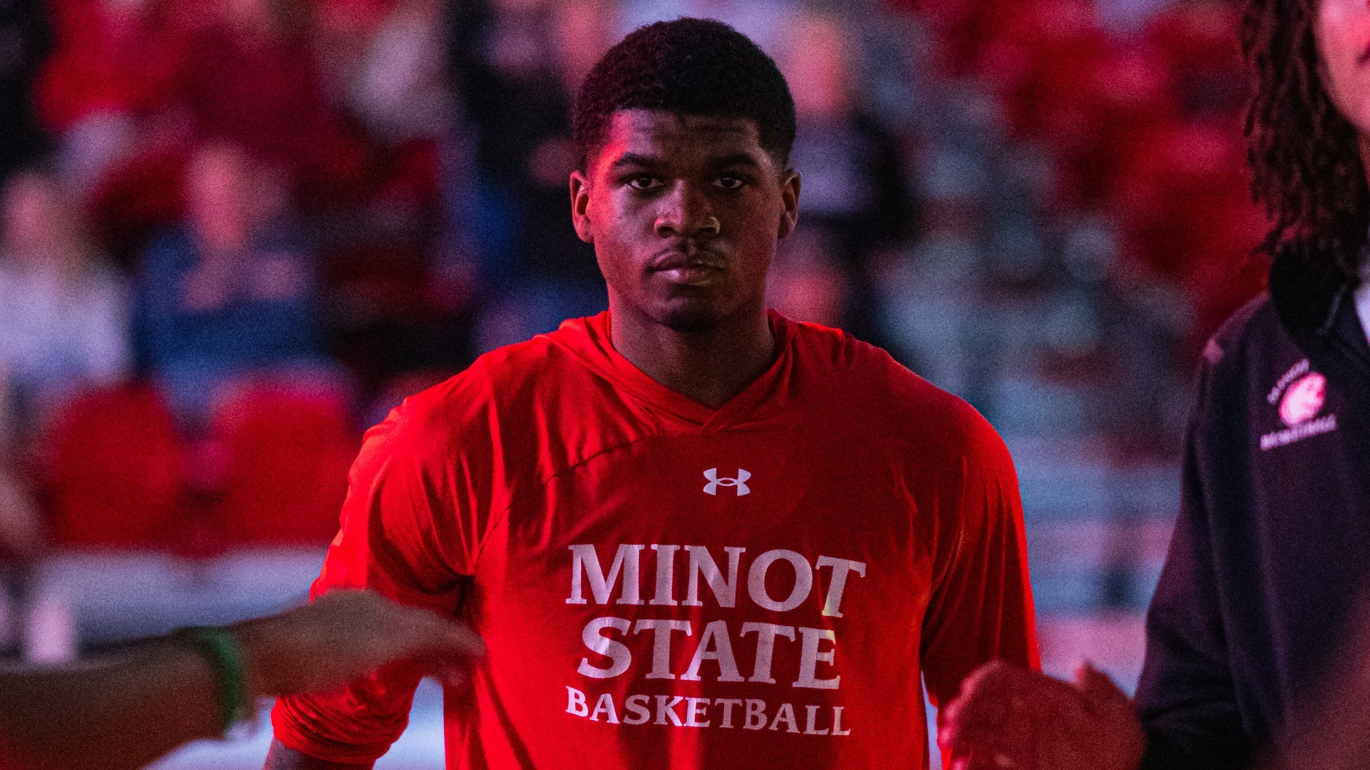 Kiku Parker Jr. pregame vs Northern State