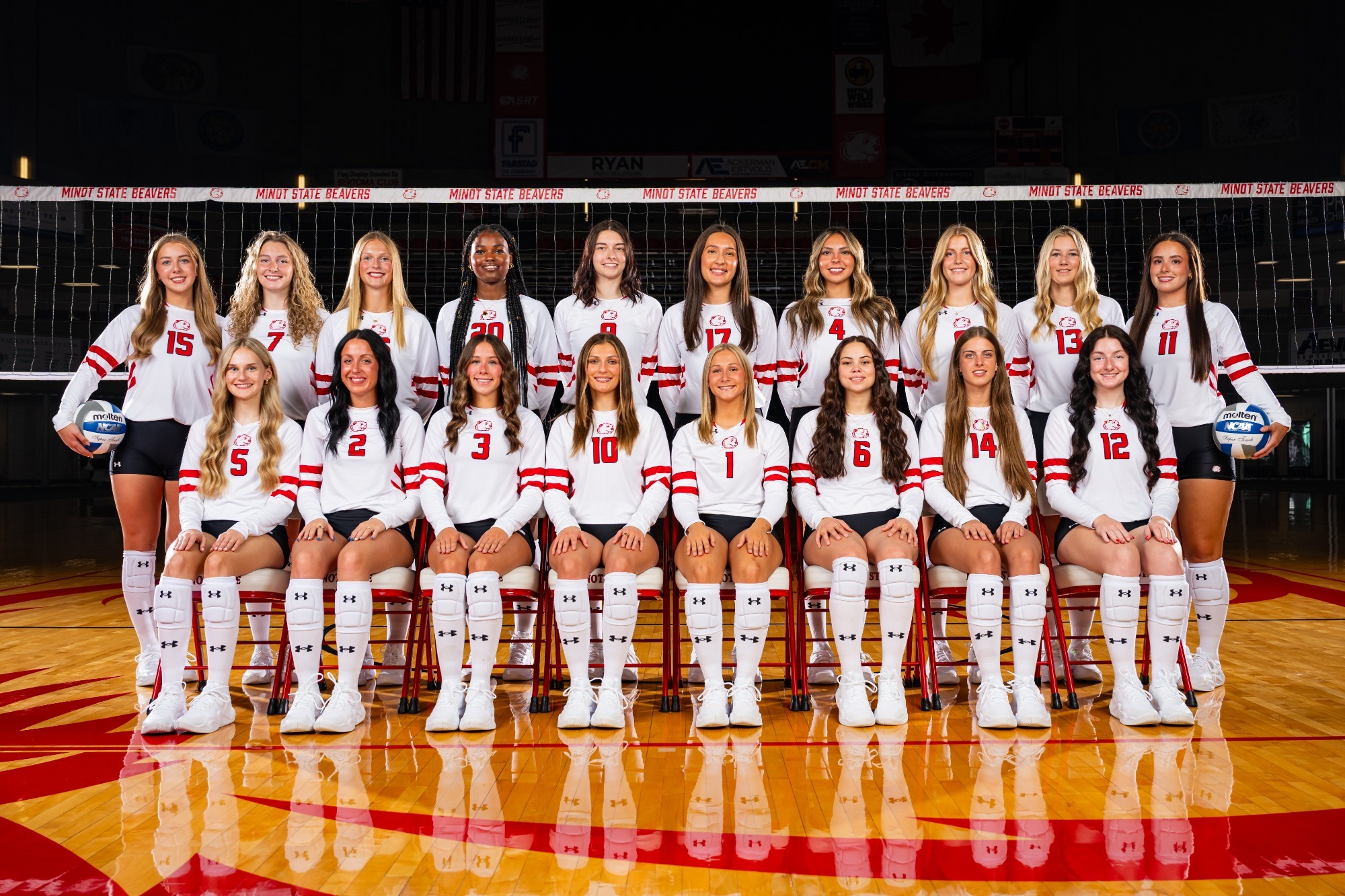 2026 volleyball team photo players only