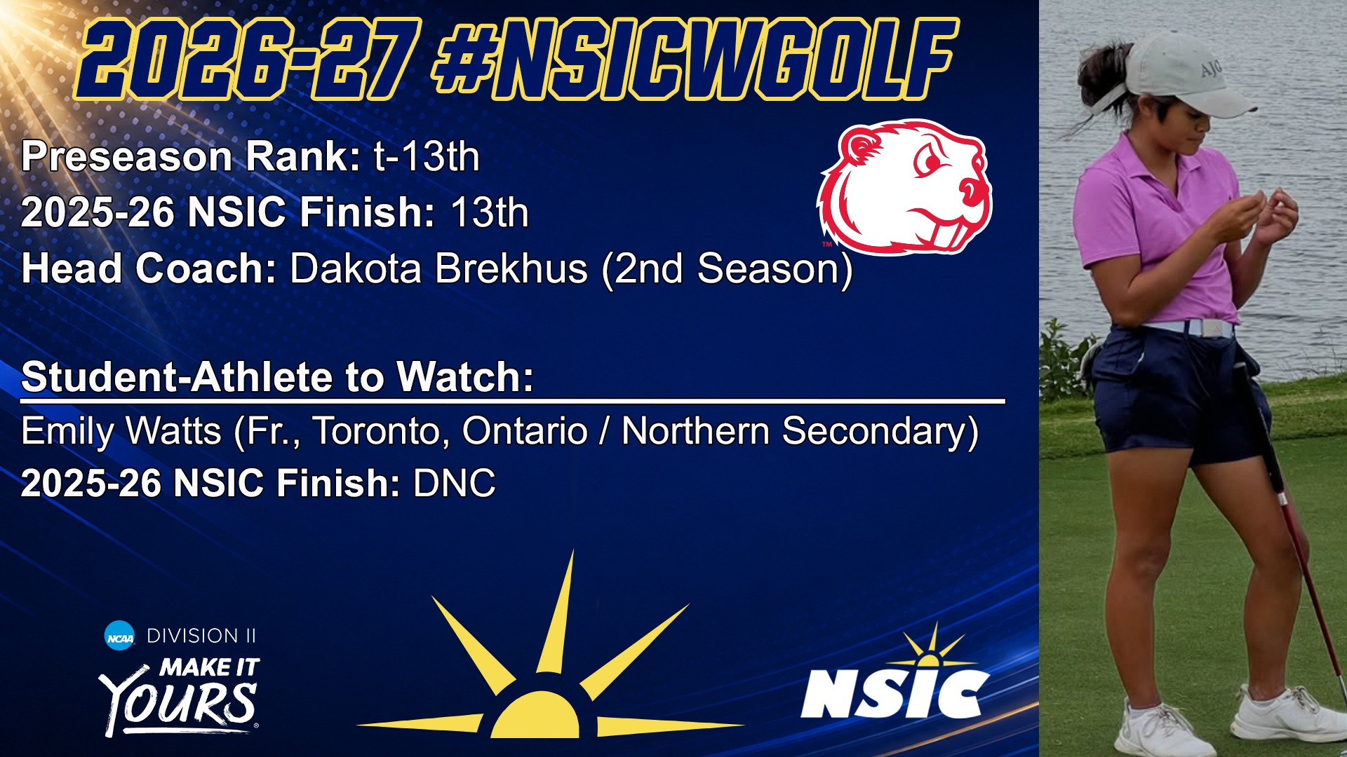 NSIC Preseason Women's Golf Poll
