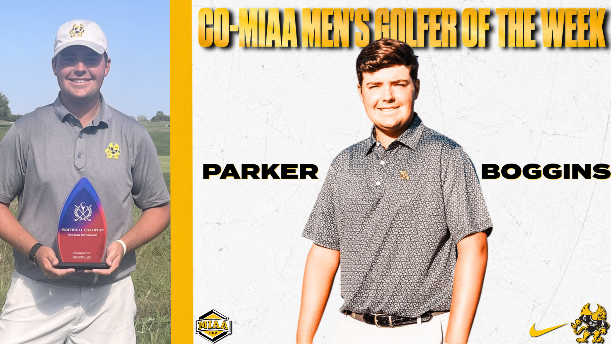 MIAA MENS GOLFER OF THE WEEK 10-14