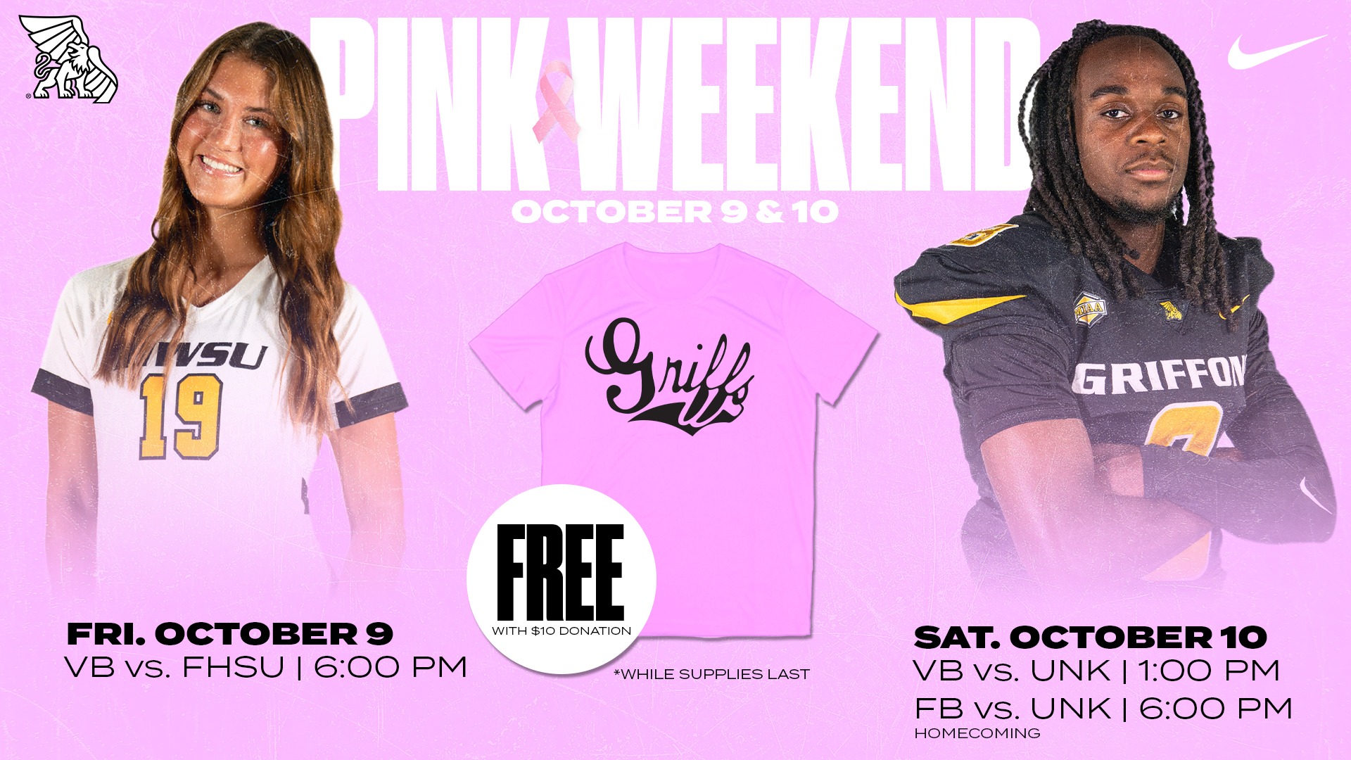Pink Week Oct 9-10