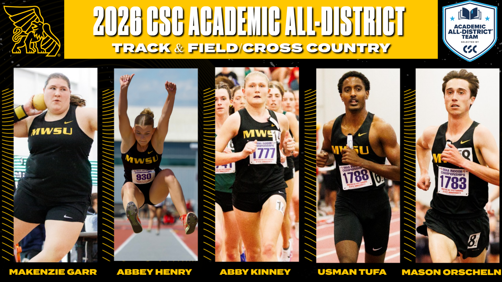 CSC MEN'S & WOMEN'S TRACK & FIELD / CROSS COUNTRY 