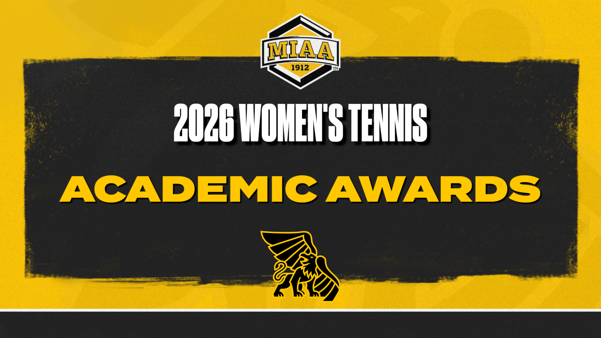 2026 MIAA Women's Tennis Academic Awards
