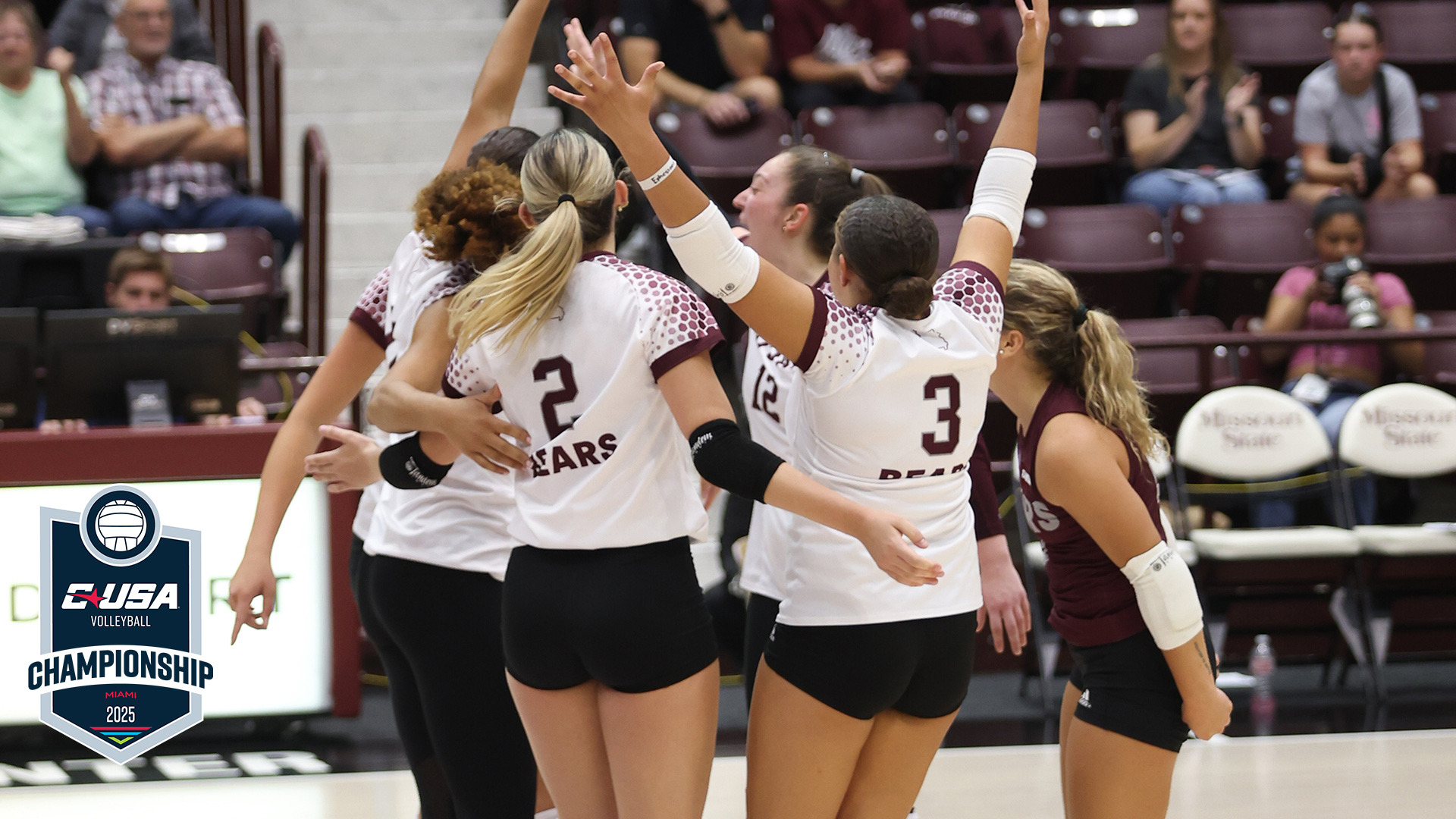 Volleyball vs. Western Kentucky on October 3, 2025. Brian Long/Missouri State University
