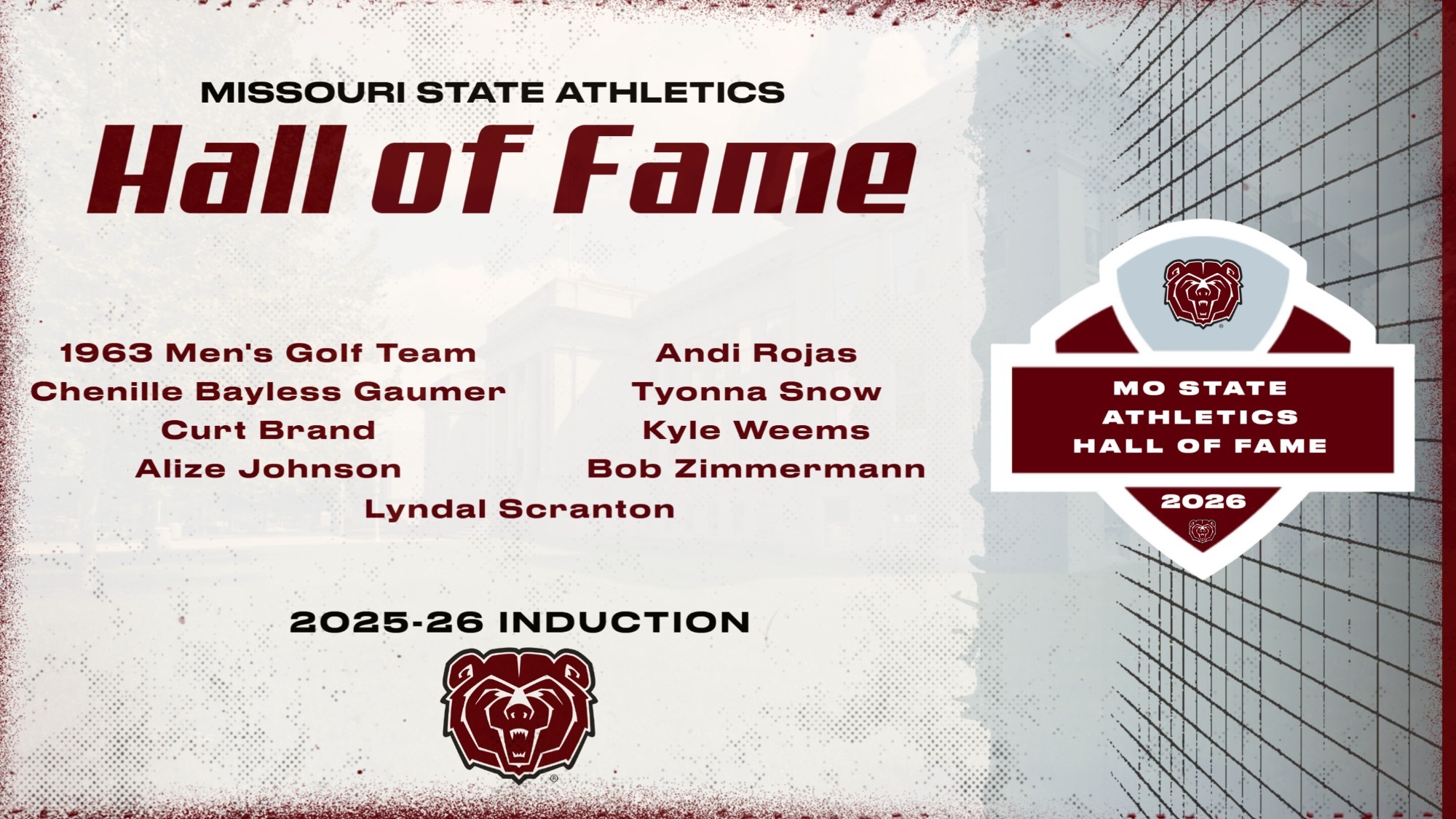 2025-26 Hall of Fame Graphic