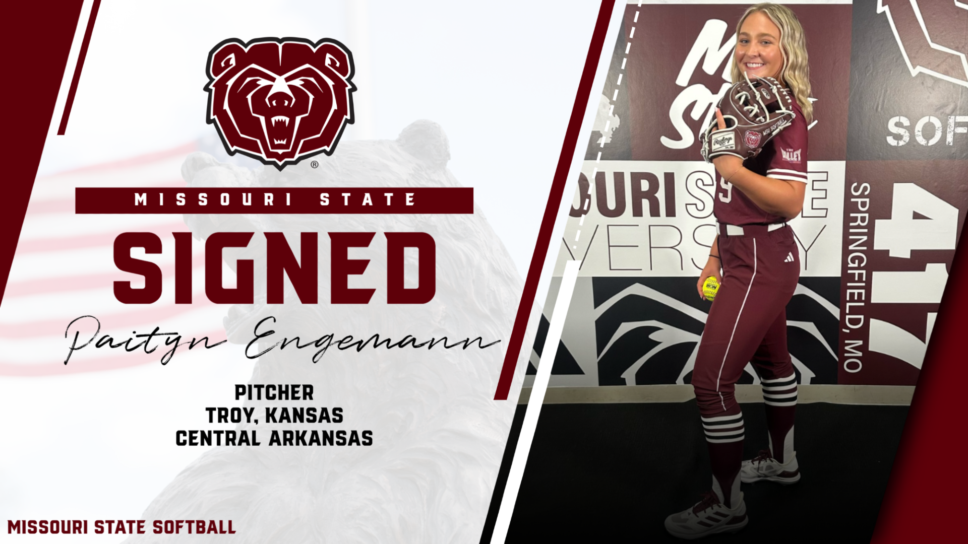 Paityn Engemann - Softball Signed