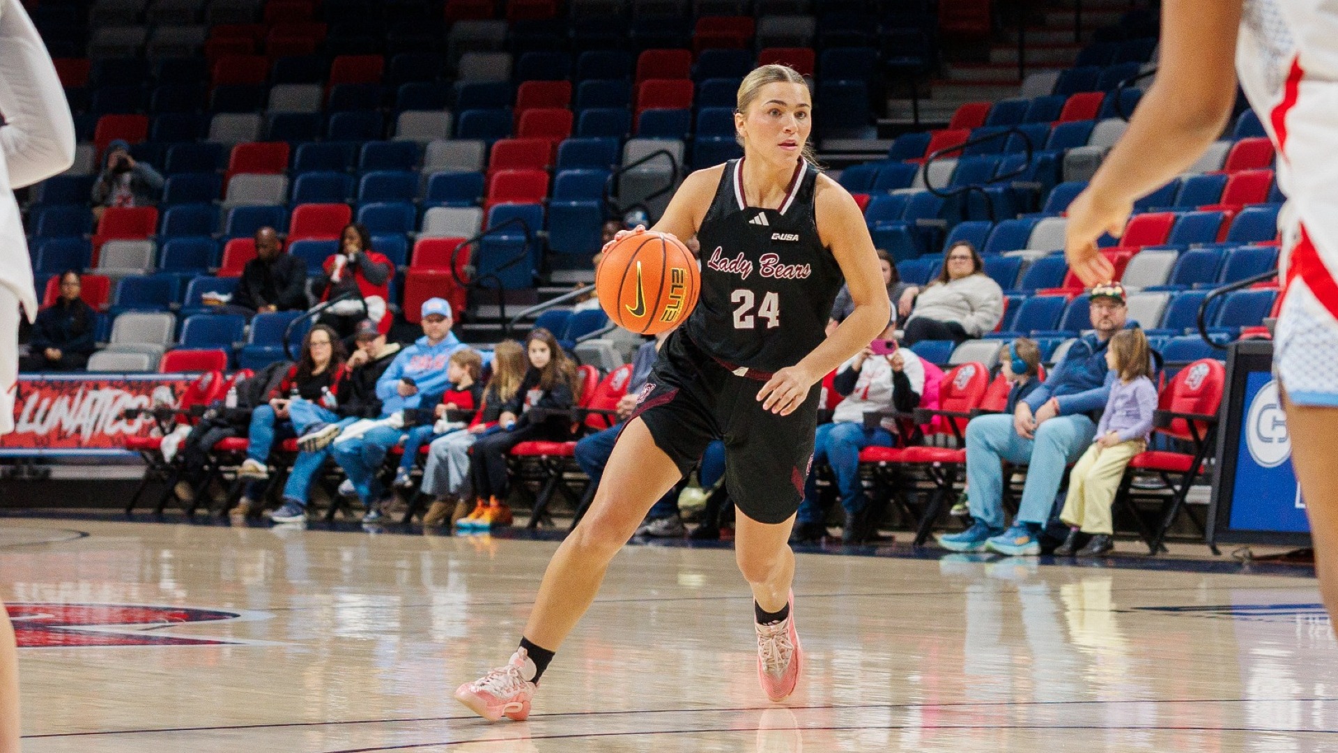 Women’s Basketball takes on Missouri State in the Liberty Arena on February 1, 2026. (Photo by Ethan Smith)