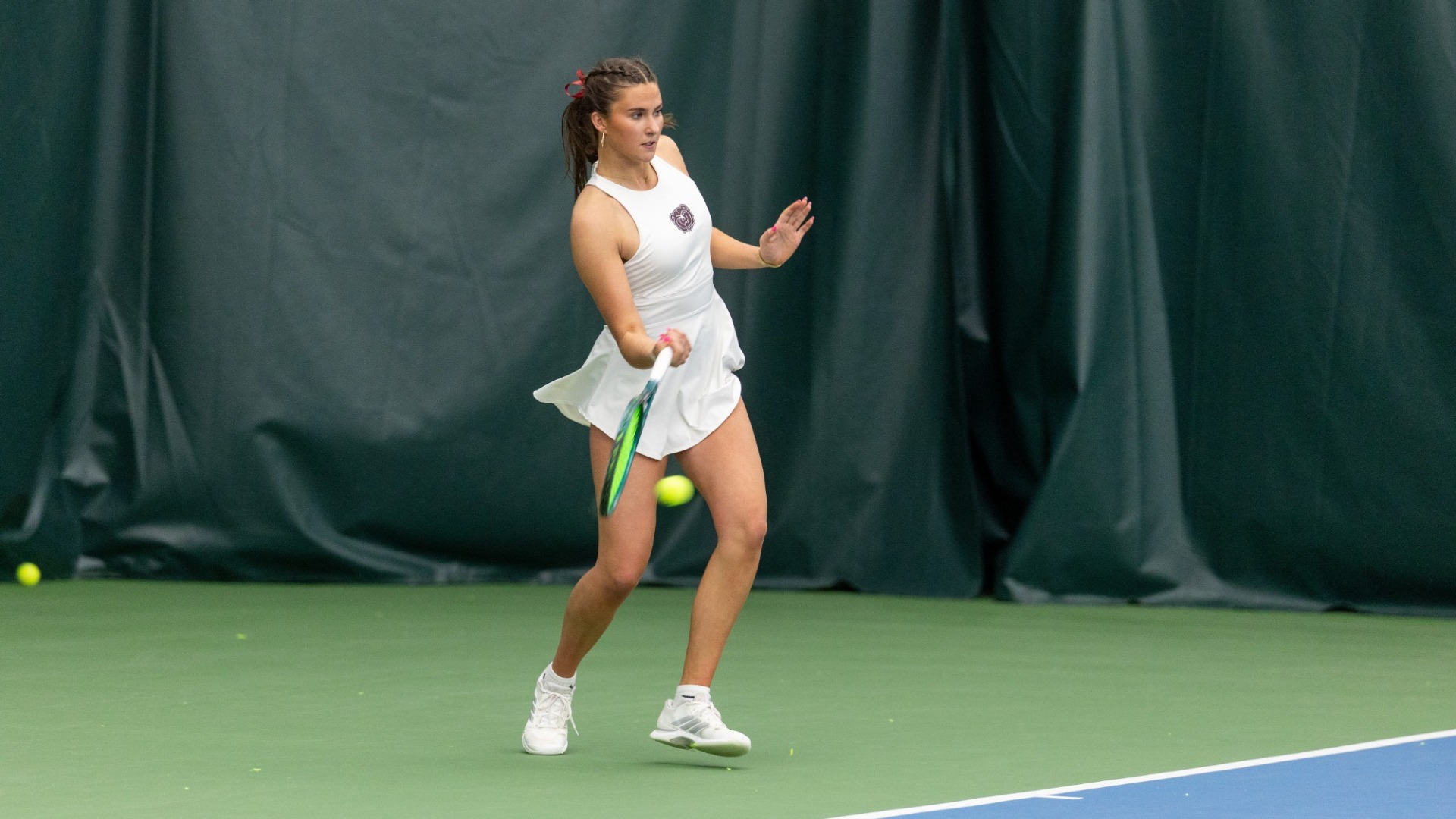 Women’s Tennis  vs. Kansas City February 21, 2026. Jesse Scheve/Missouri State University