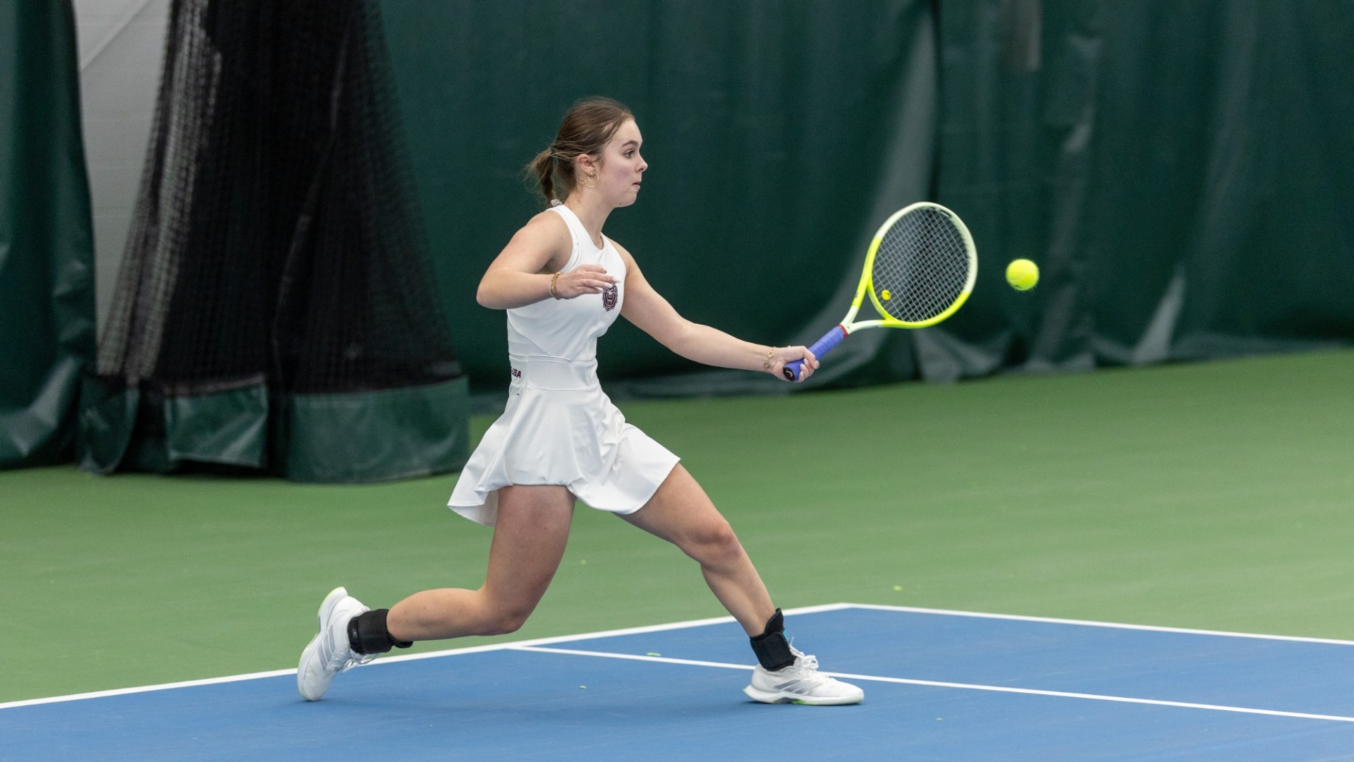 Women’s Tennis  vs. Kansas City February 21, 2026. Jesse Scheve/Missouri State University