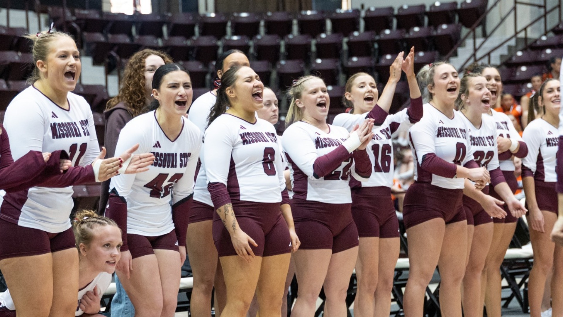 Stunt Competition on February 6, 2026. Jesse Scheve/Missouri State University