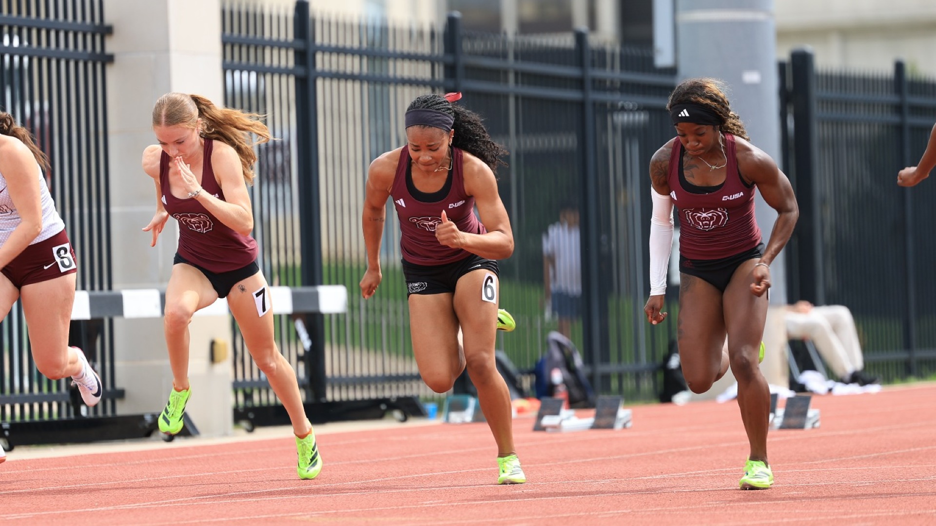 Alyssa Ball, Rakiya Lang and Shackera Douglas
