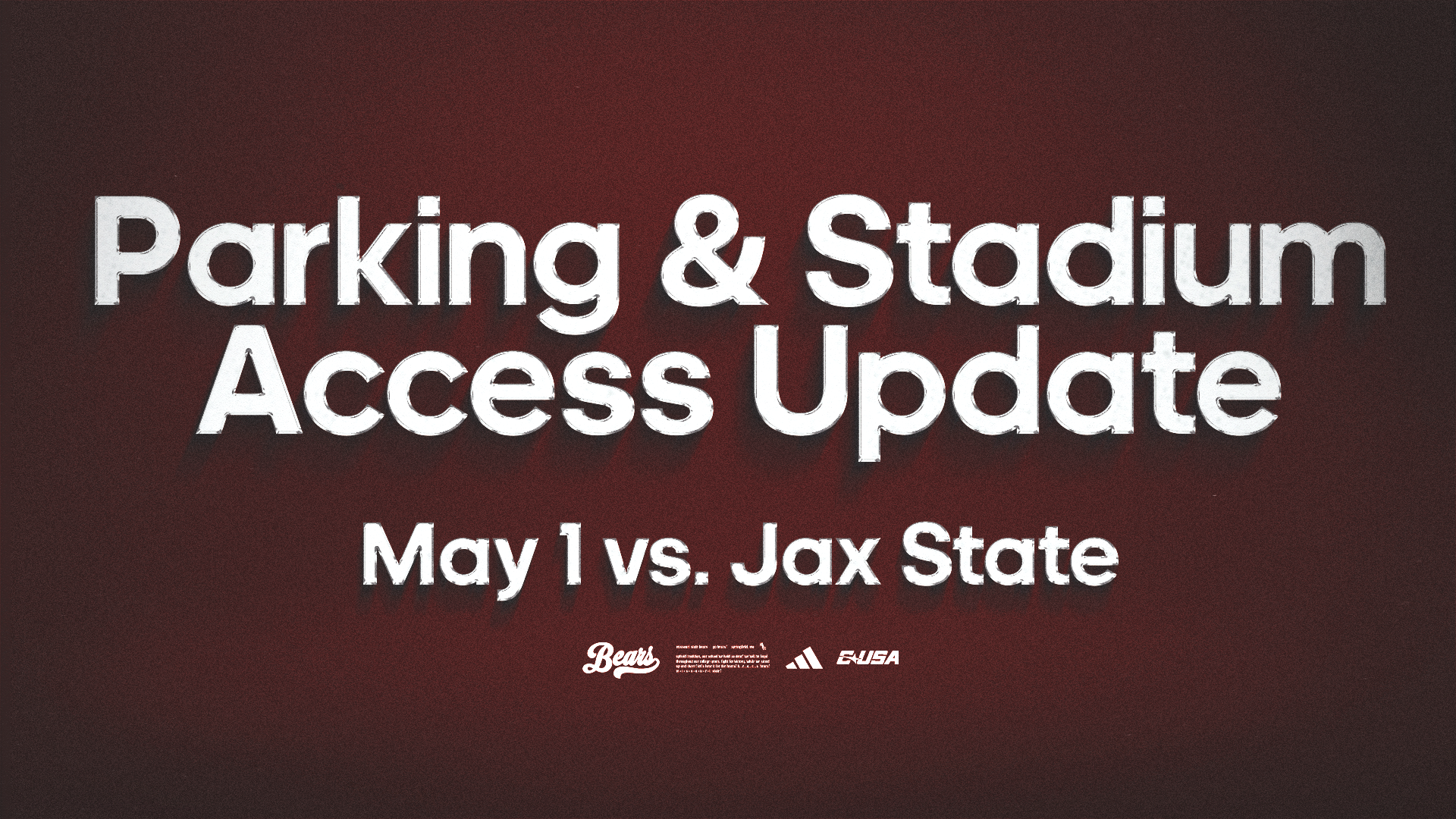 Baseball parking and access May 1