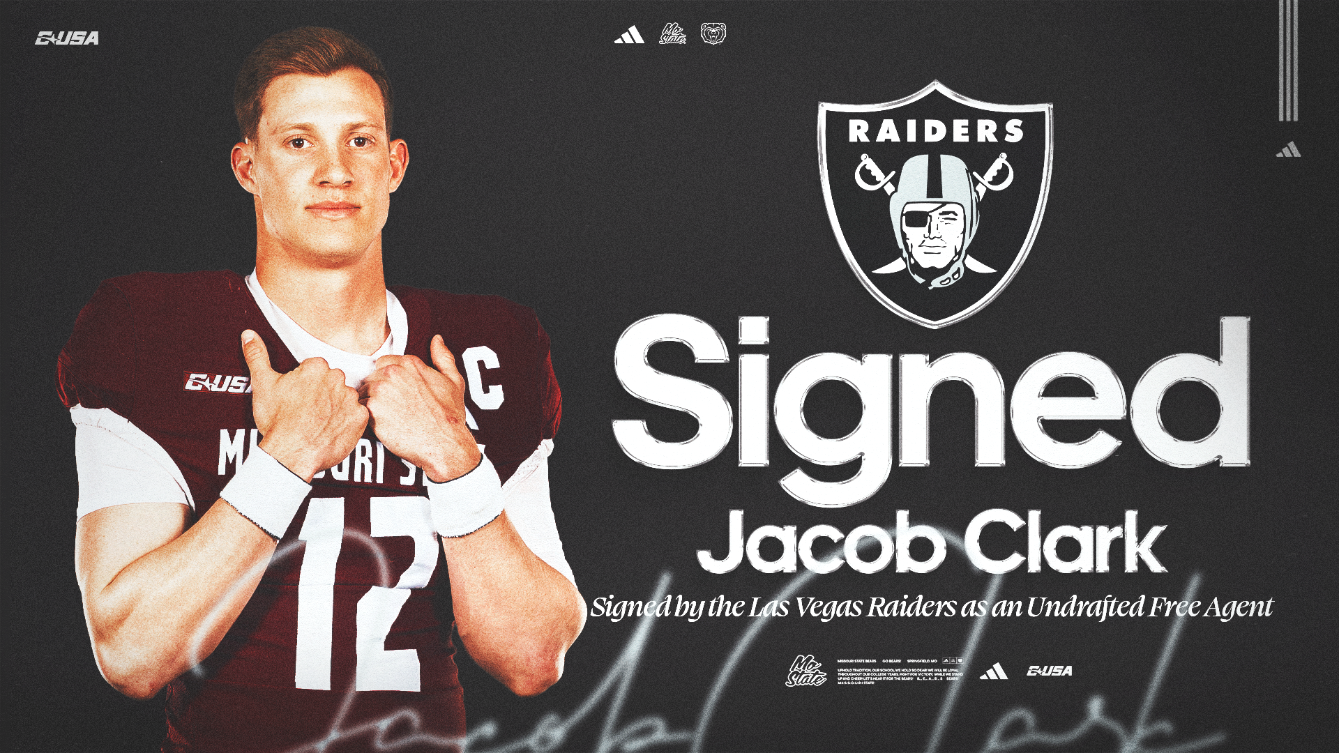 Jacob Clark UDFA Graphic