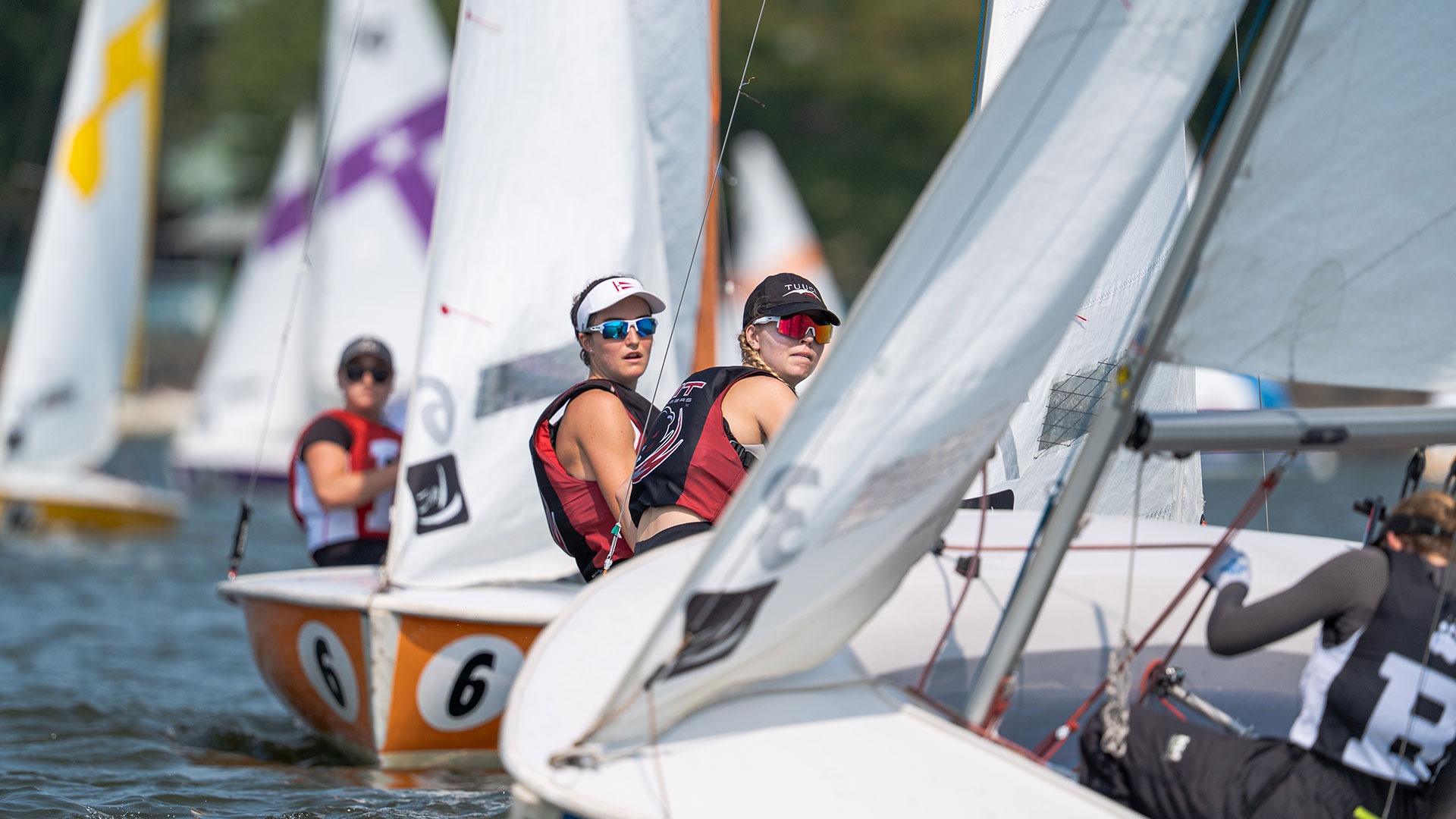 MIT sailors on their boat
