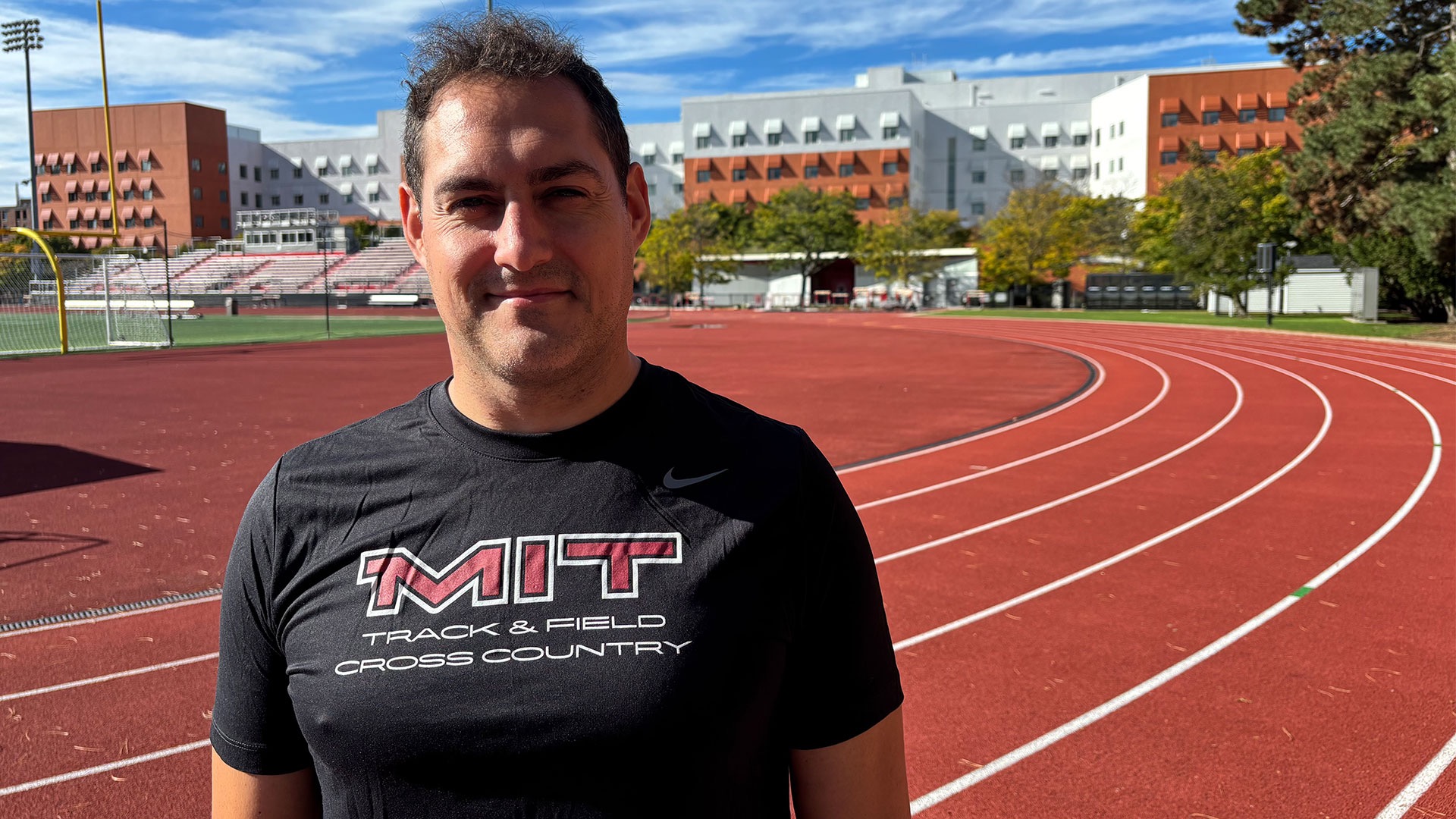 Ben Waruch on the MIT track