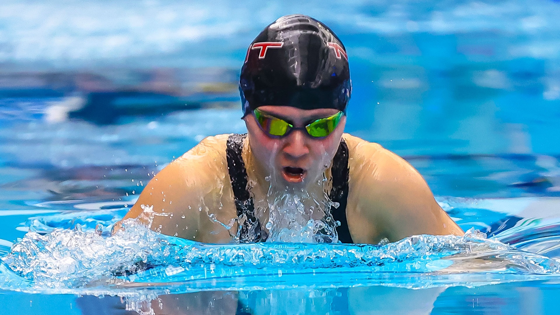 Sarah Bernard swimming