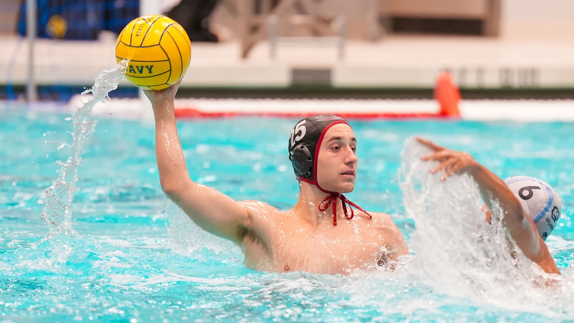 William Ewald going for a pass