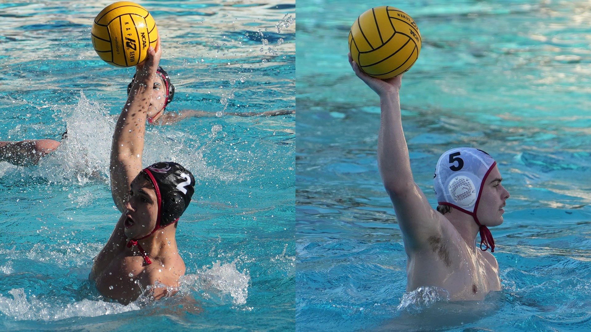 Action shots of Adam Ivatorov and Caspar Lightner 