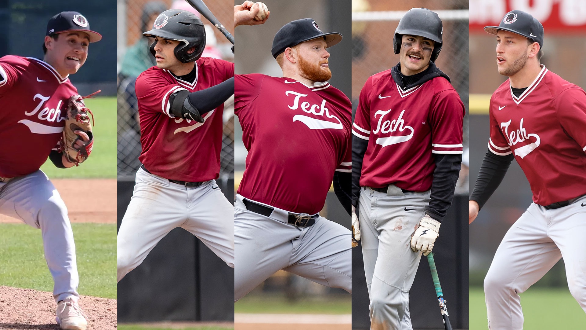 Baseball team members playing baseball