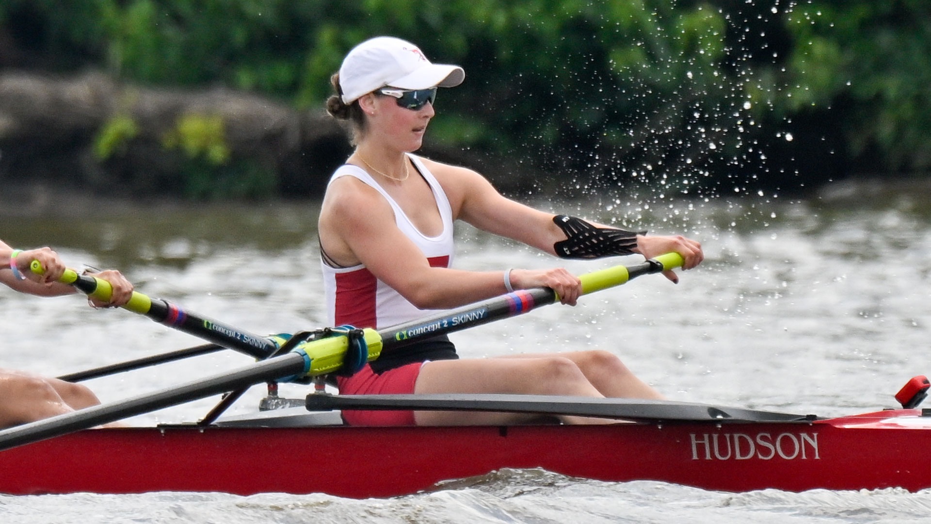 Josephone Williams rowing for MIT