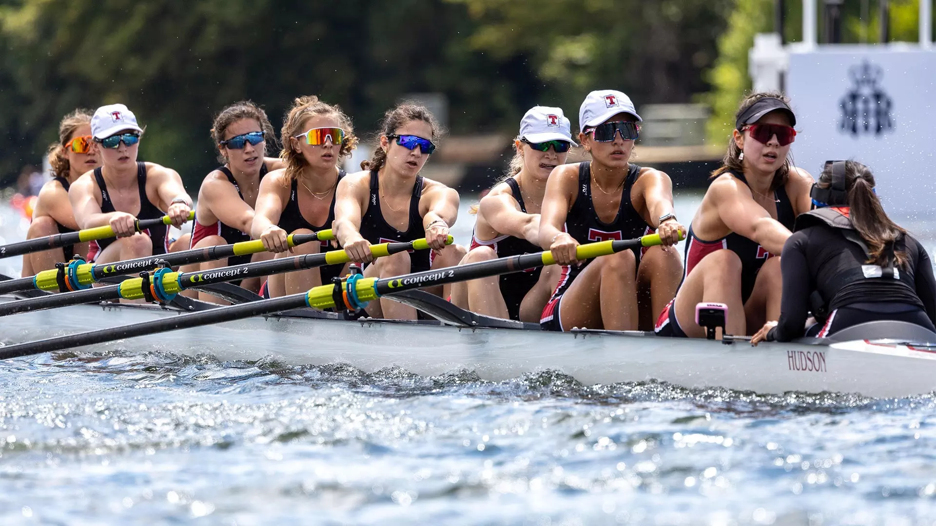 MIT women's openweight rowing in the Henley Royal Regatta
