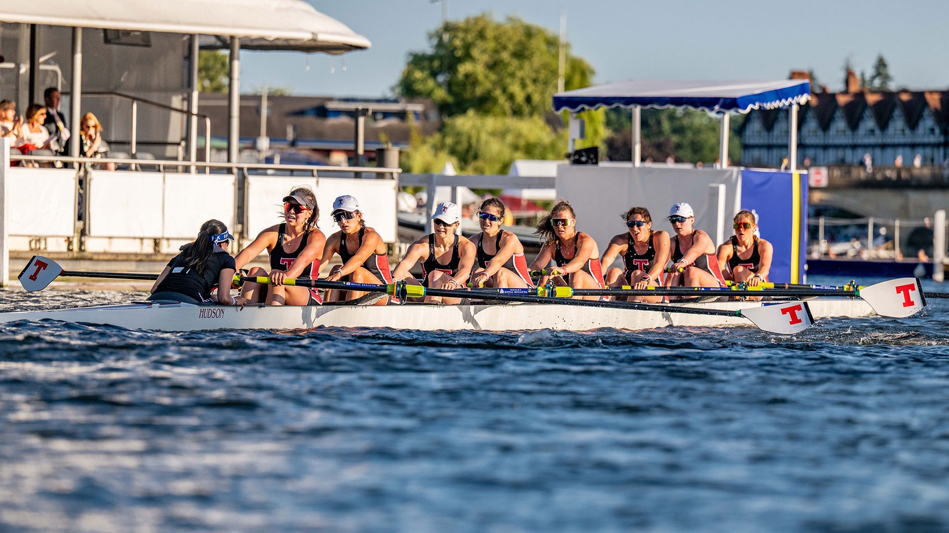 MIT women's openweight eight at the Henley Royal Regatta