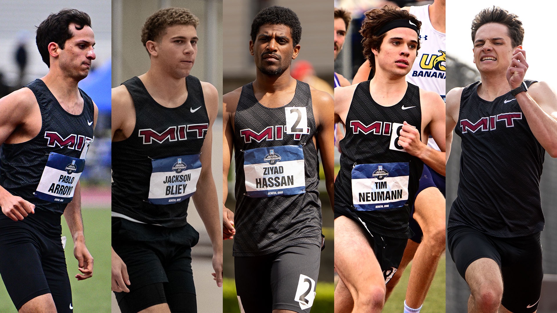 Pablo Arroyo, Jackson Bliey, Ziyad Hassan, Tim Neumann and Walter Truitt compete for MIT