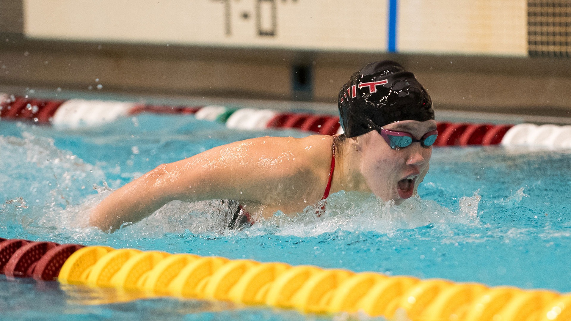 Camila Pierce swimming