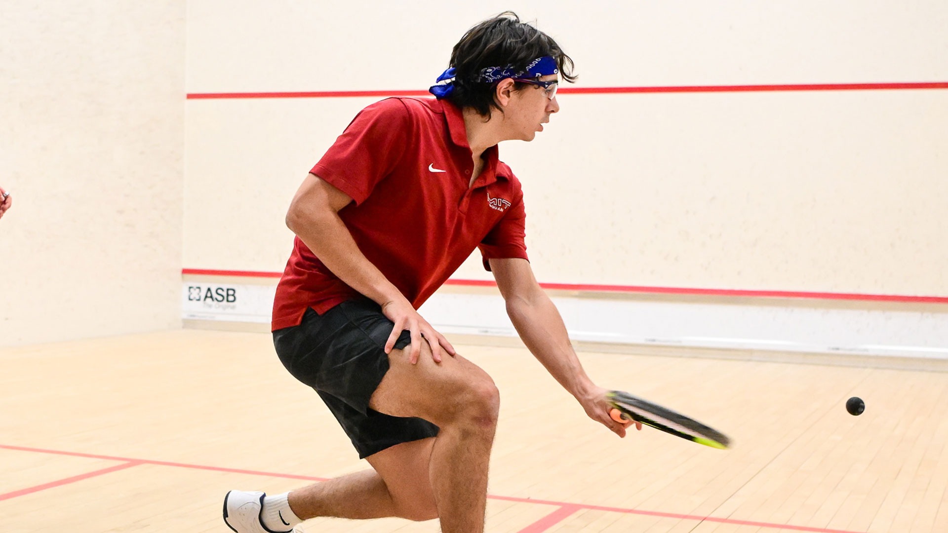 Isaac Torchinsky-Field playing a ball off the wall