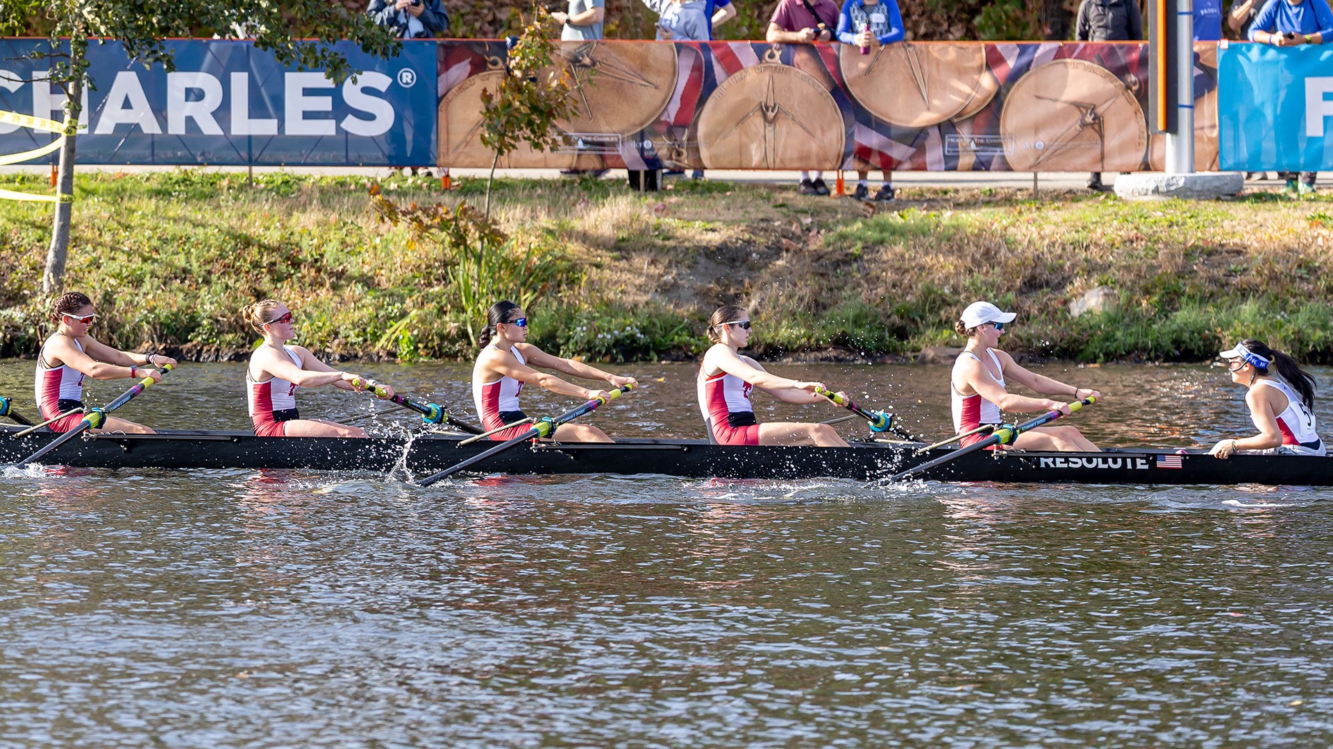 women's lightweight crew varsity eight in the head of the Charles