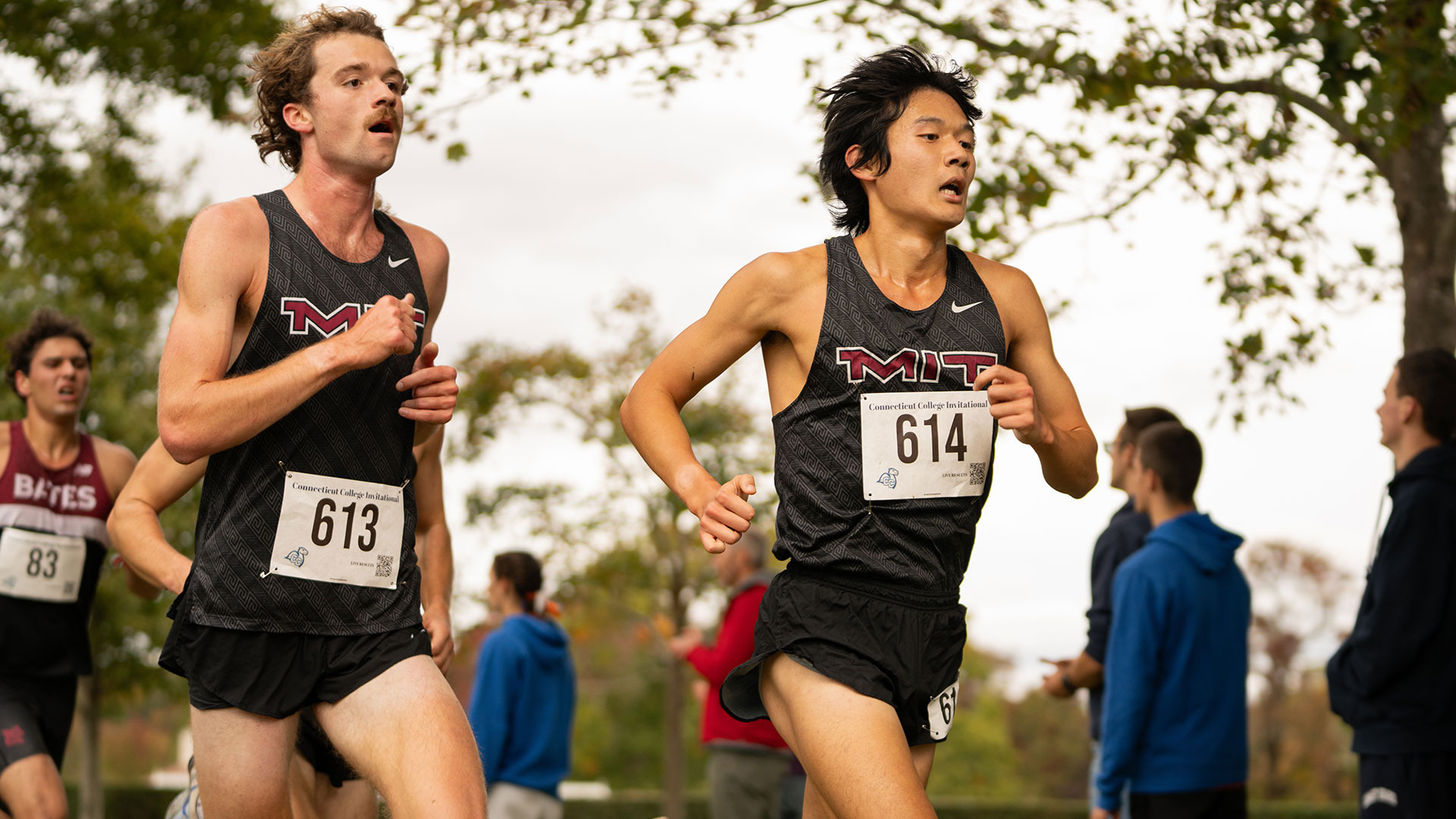 Owen Sondag and Yichen Sun running together