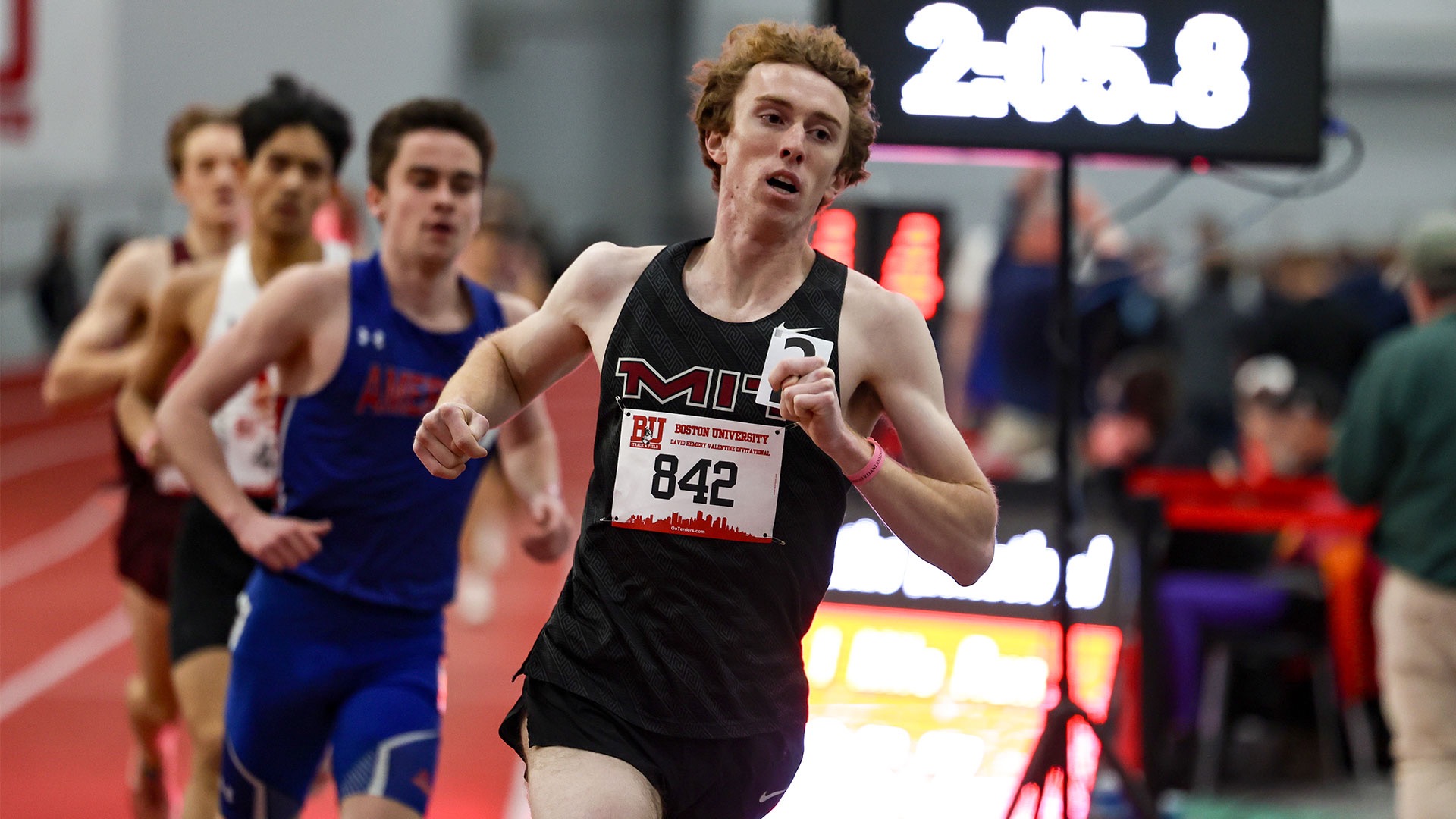 Jake Cobb running the mile