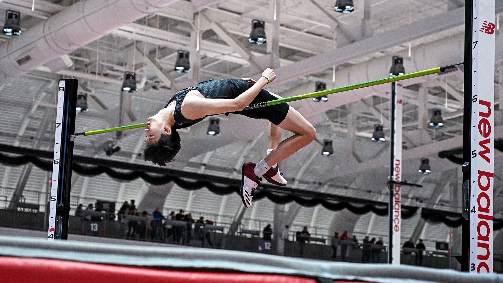 Anthony Meng in the high jump