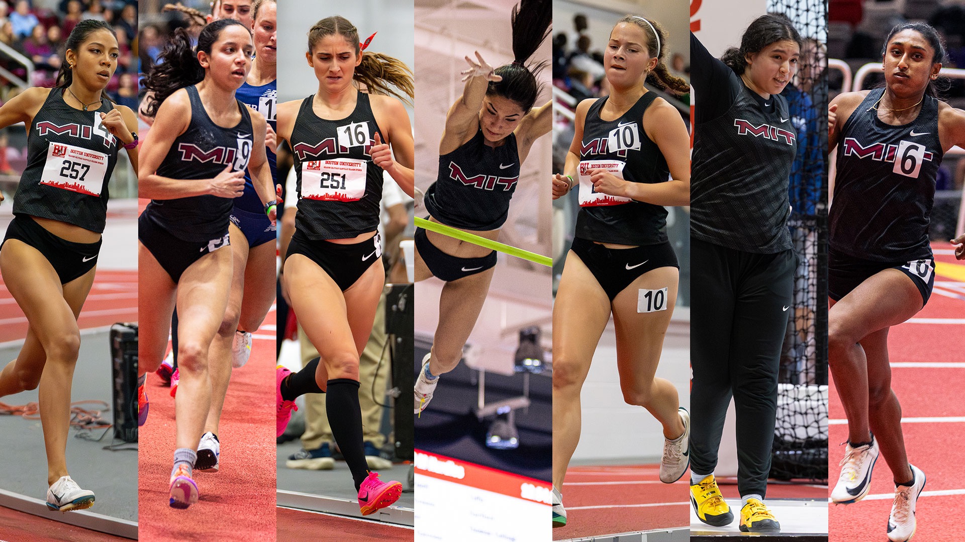MIT women's track all-region performers